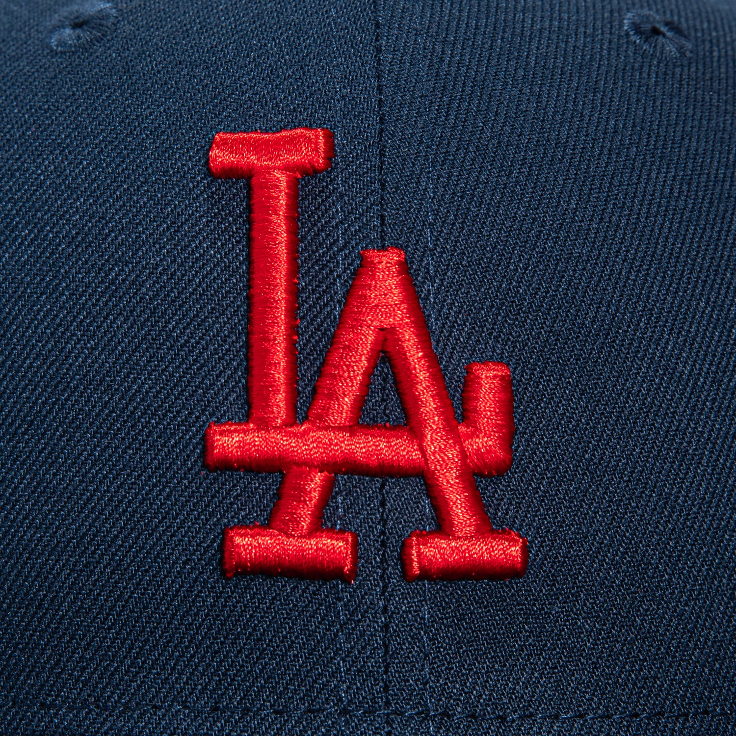 New Era 59Fifty Los Angeles Dodgers Baseball Cap - Navy Blue with Red Logo | Adjustable Snapback Hat for Men & Women | Perfect for Baseball Games, Streetwear Fashion & Sports Fans