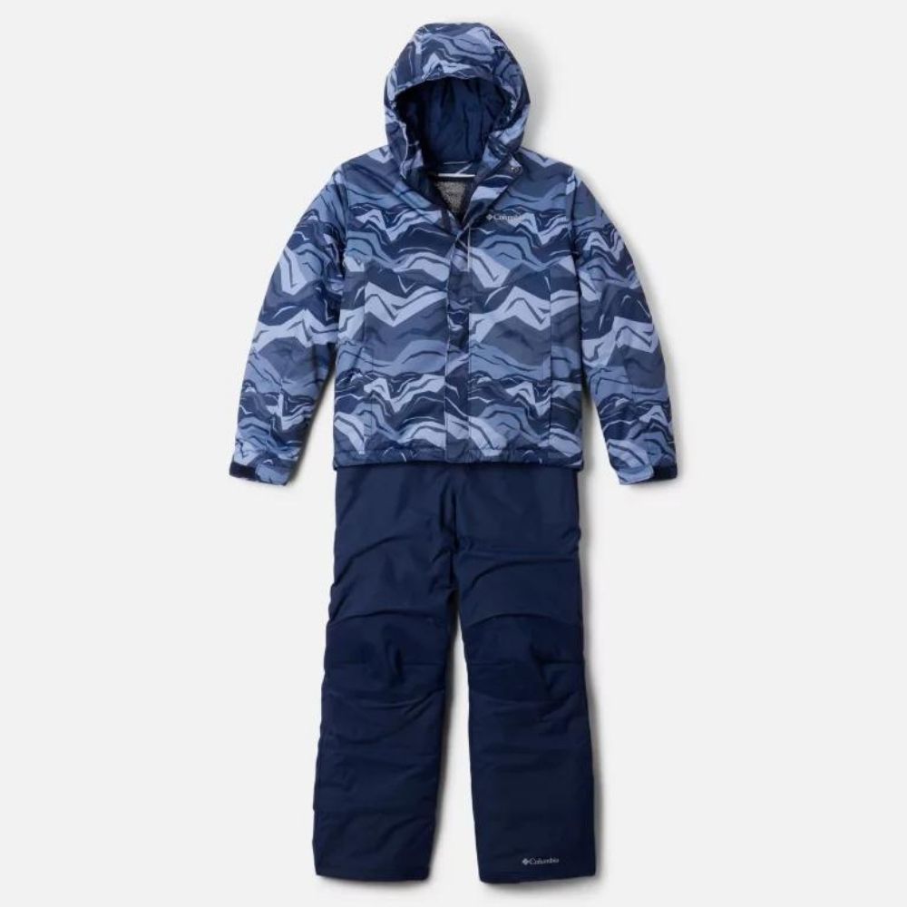 Columbia Buga Ski Jacket & Pant Set for Men & Women - Waterproof Winter Snowsuit in Navy Blue for Skiing, Snowboarding & Outdoor Adventures