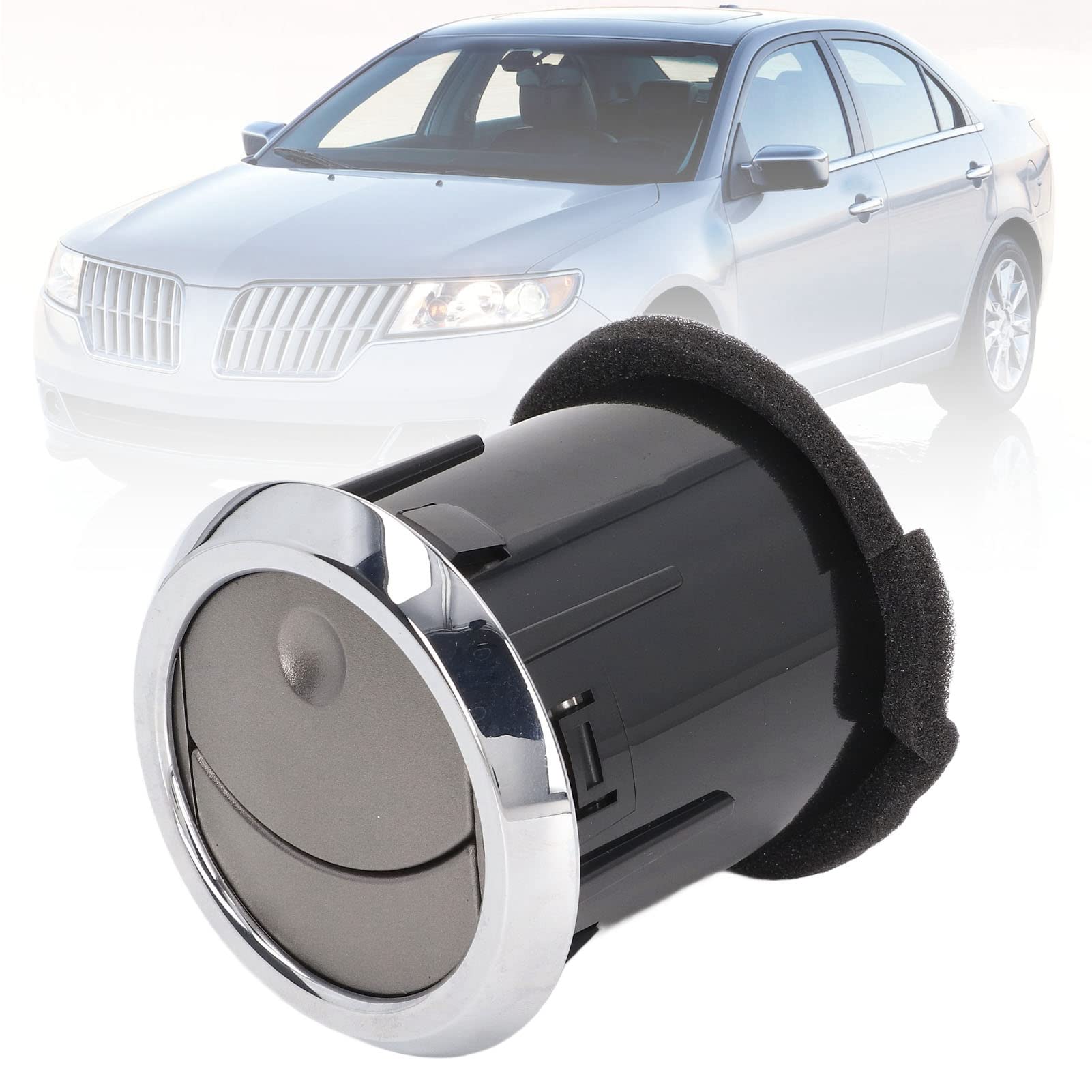 AC Vent Deflector Replacement for 2006 Lincoln MKZ - Round Air Conditioner Vent Insert, Instrument Cluster & Dashboard Components - Perfect for Car AC Vent Repair & Airflow Redirection