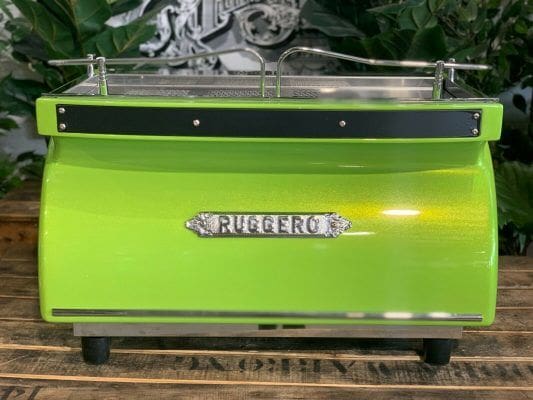 Expobar Ruggero 2 Group Commercial Espresso Machine - Green - Perfect for Cafes, Restaurants, and Coffee Shops