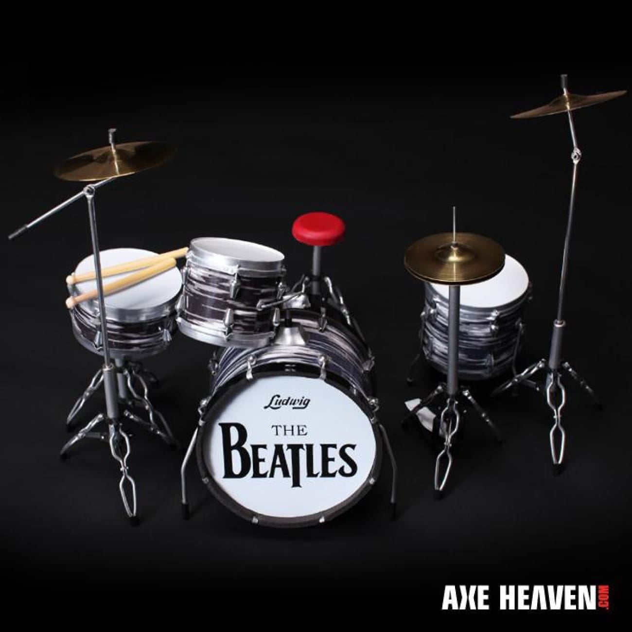 The Beatles Mini Instrument Set - 3-Piece Combo with Guitar, Bass & Drums for Kids & Beginners | Perfect for Music Lovers, Birthday Gifts & Home Decor