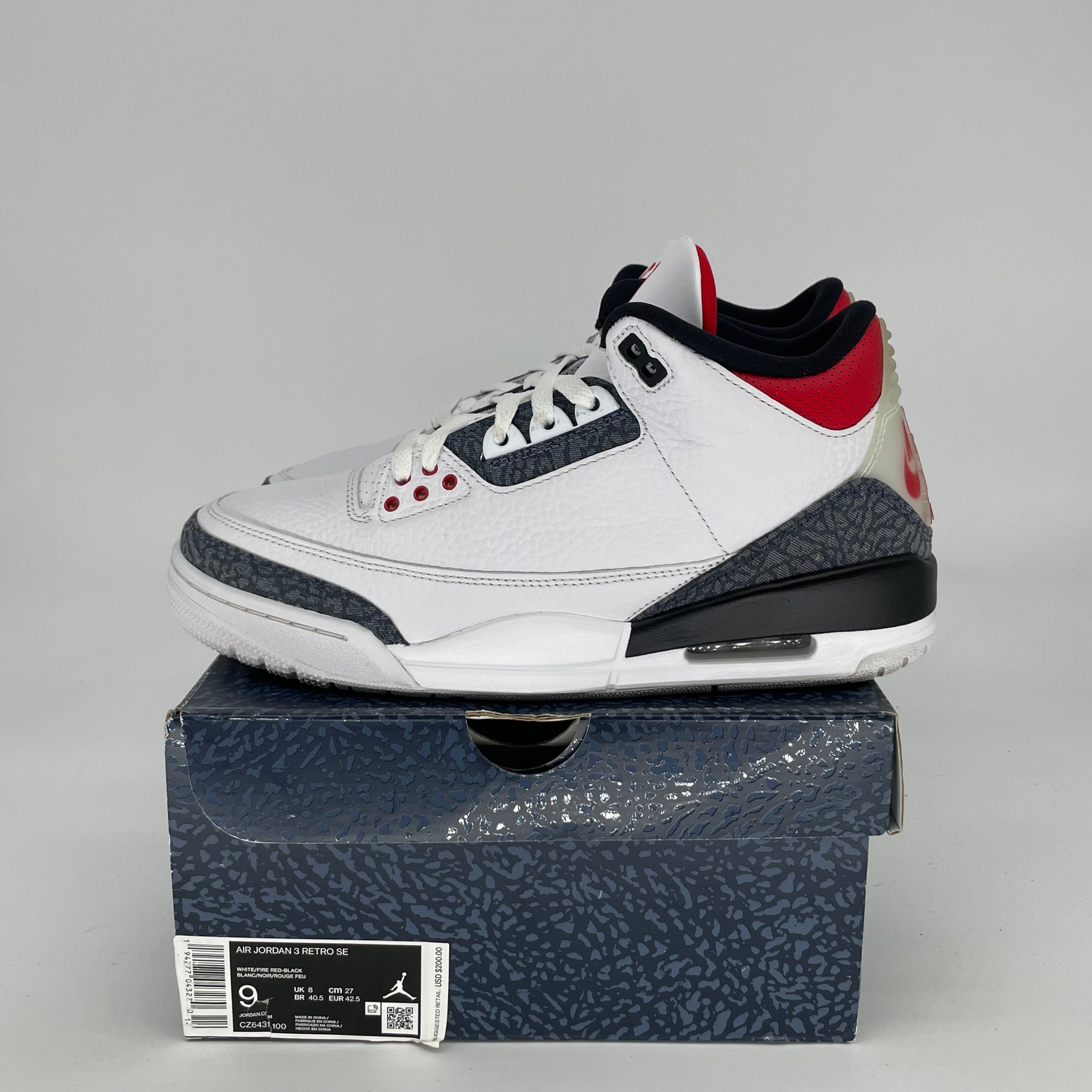 Authentic Air Jordan 3 Retro 