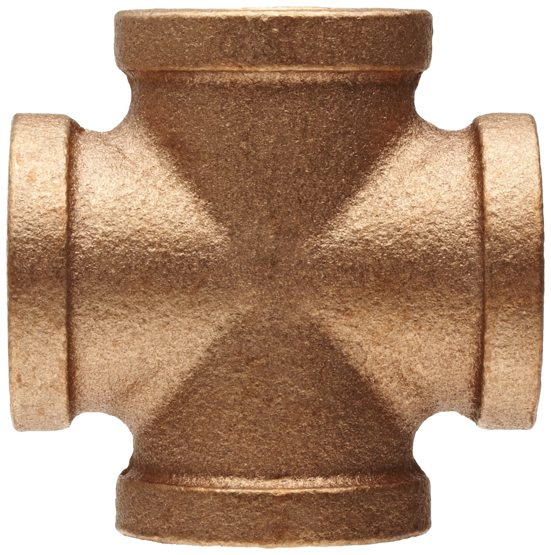Premium Brass Pipe Fitting - Class 125 Cross Connector - 1/8