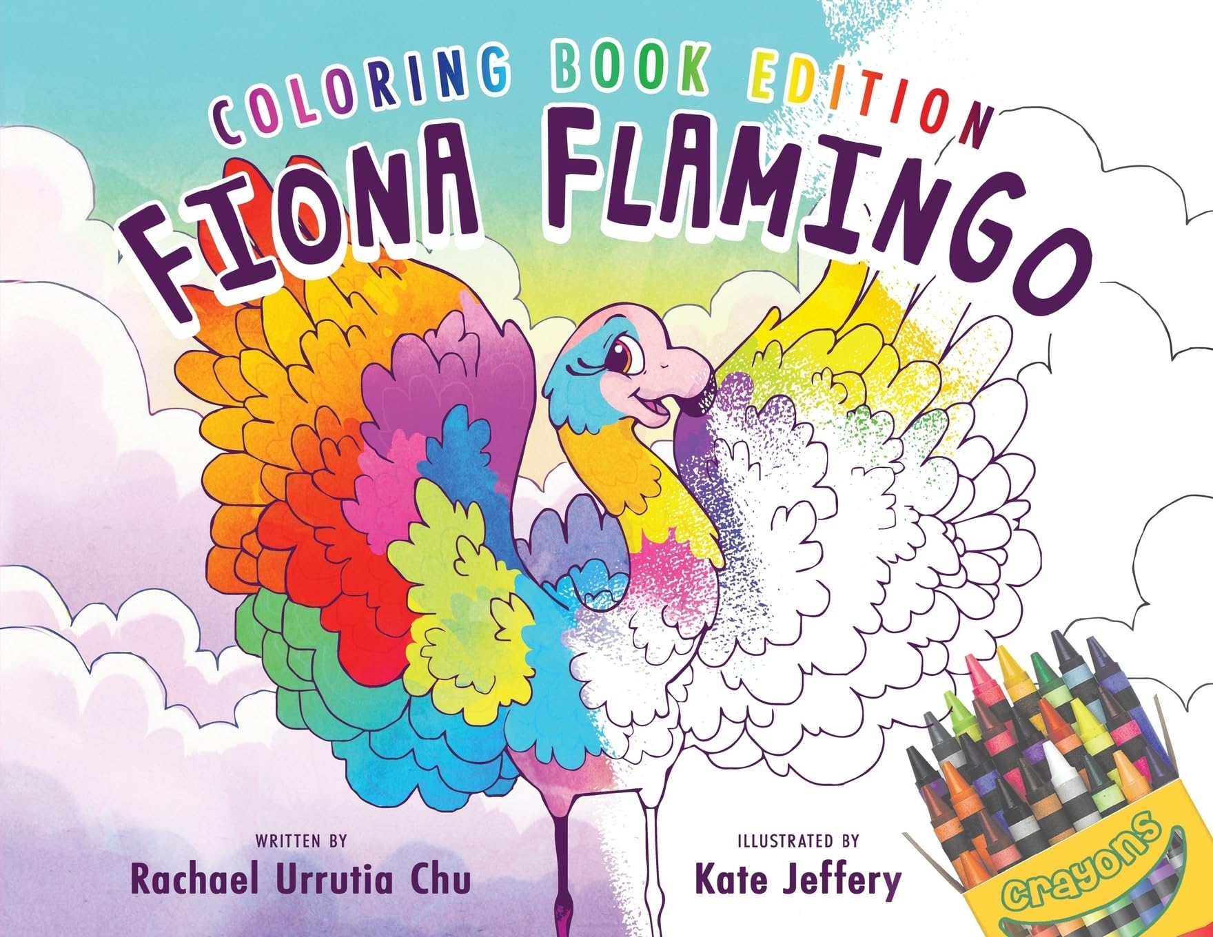 Fiona Flamingo Coloring Book for Kids & Adults - Fun Animal Themed Relaxation & Creativity | Perfect for Stress Relief, Gifts & Art Therapy
