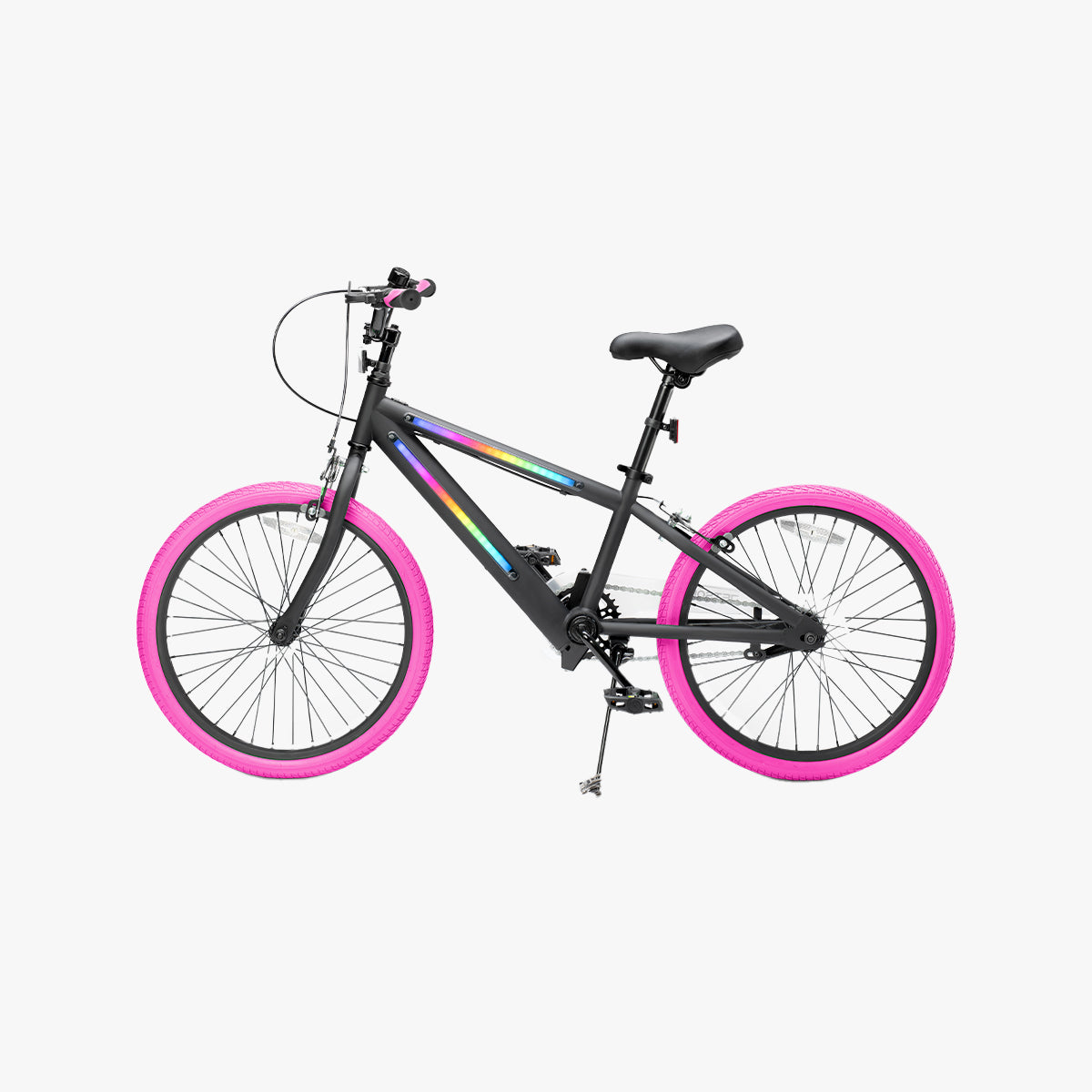 Light Rider 20 LED Kids Bike with Flashing Wheels - Best Children's Light Up Bicycle for Night Riding, Birthday Gifts & Outdoor Play