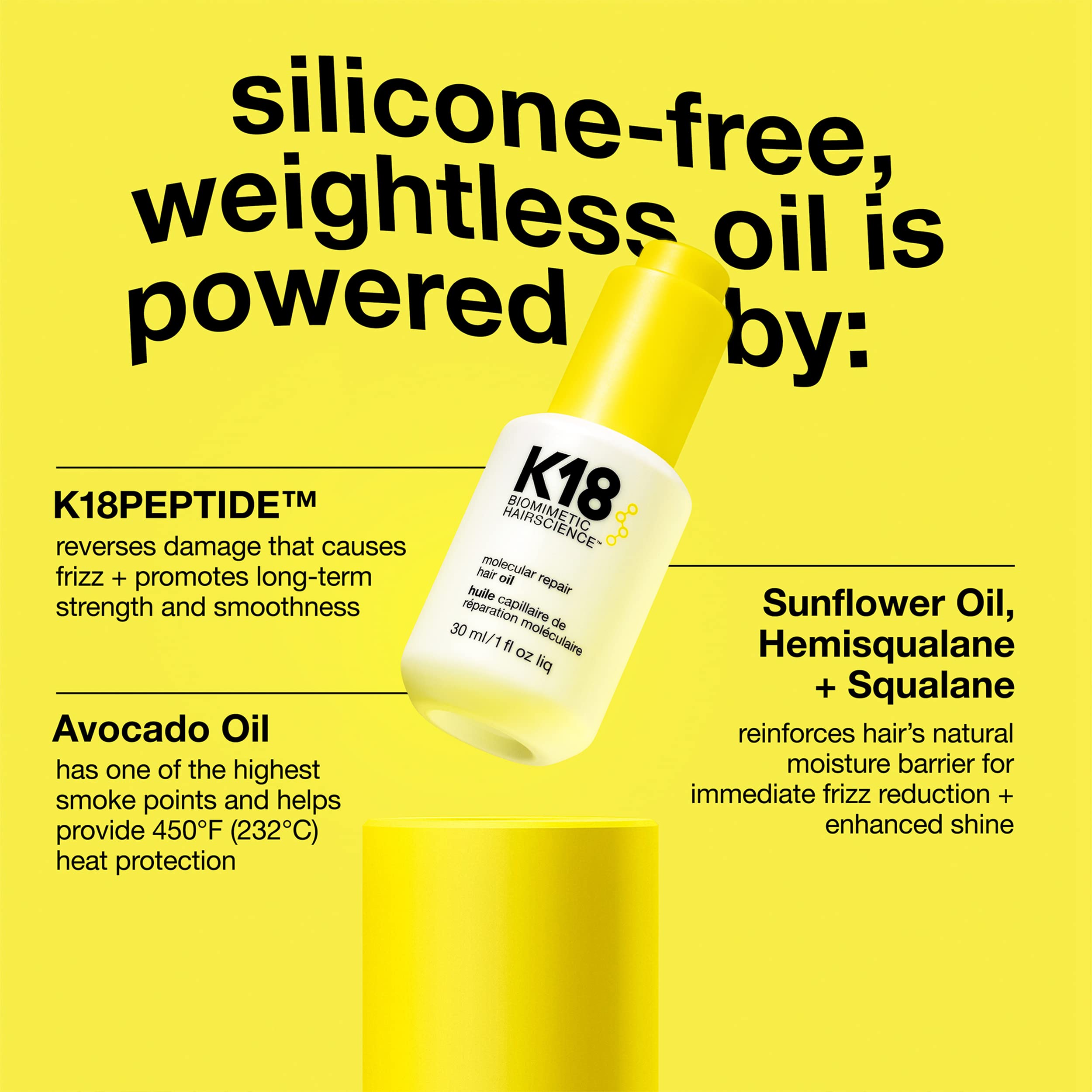 K18 Repair Bundle - Leave-In Repair Hair Mask, 4-Minute Speed Treatment (50ml) & Weightless Strengthening Hair Oil (30ml) | Damaged Hair Treatment for Dry, Brittle Hair | At-Home Salon Quality Hair Care for Women & Men