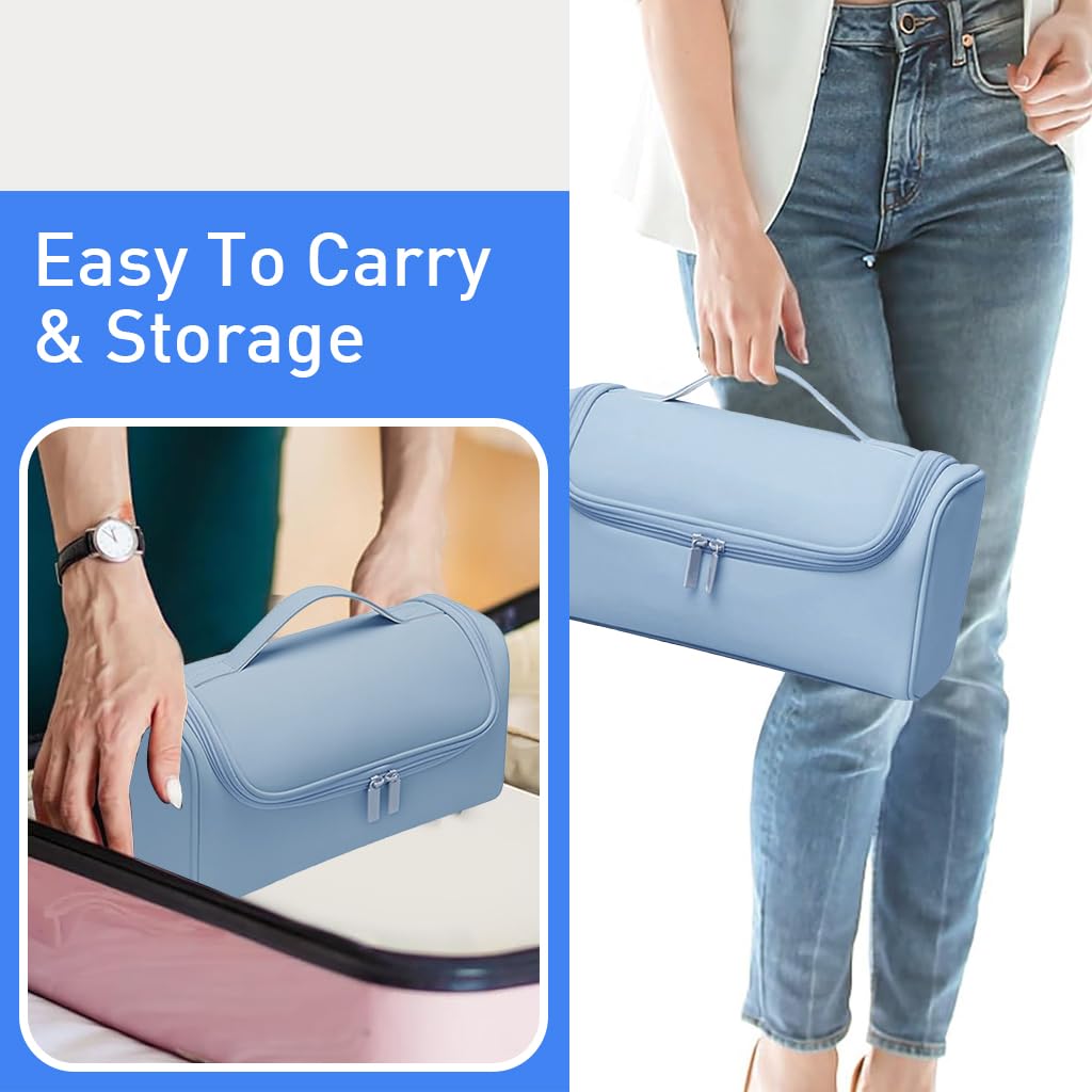 Dyson Airwrap Storage Bag - PU Travel Organizer with Hanging Hook for Hair Stylers | Portable & Compact