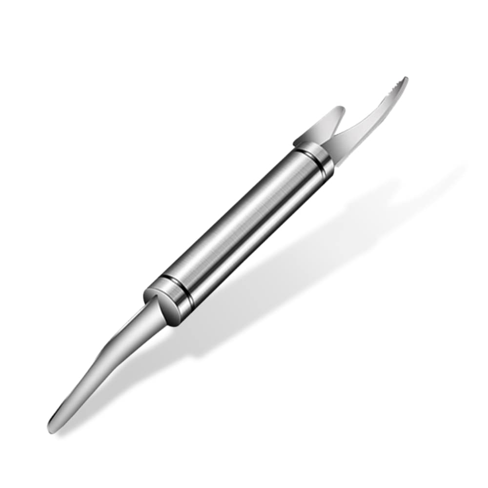 Stainless Steel Shrimp Deveiner Tool - Efficient Shrimp Peeler & Cleaner with Knife for Easy Deveining - Portable Kitchen Gadget for Seafood Lovers, Perfect for Home Cooking & Restaurant Use