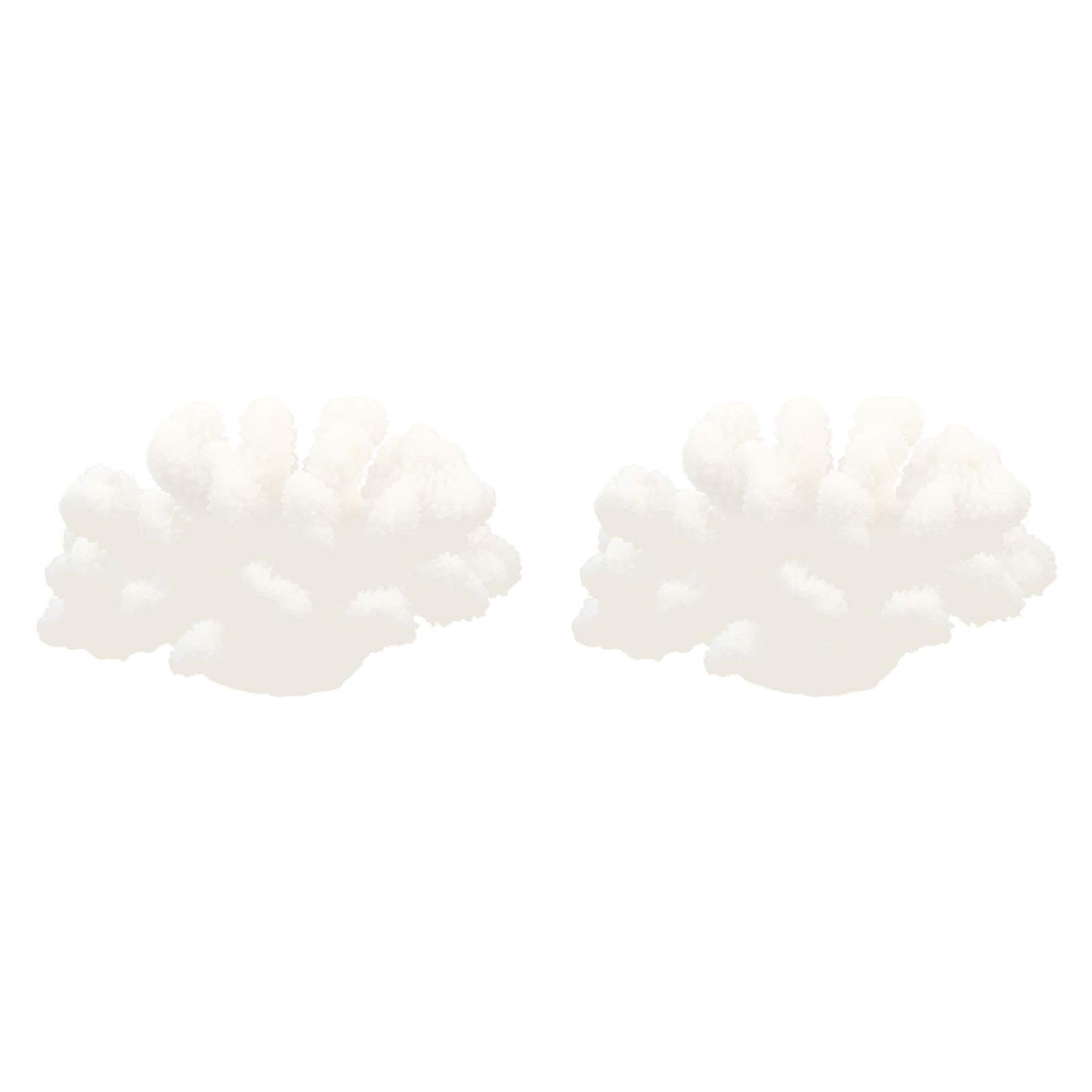 Balacoo 2-Pack Artificial Resin Coral Stones - Realistic Underwater Sea Plants for Fish Tank Decor, Aquarium Landscape & Coral Reef Ornament | Perfect for Saltwater & Freshwater Tanks, Home & Office Aquascaping