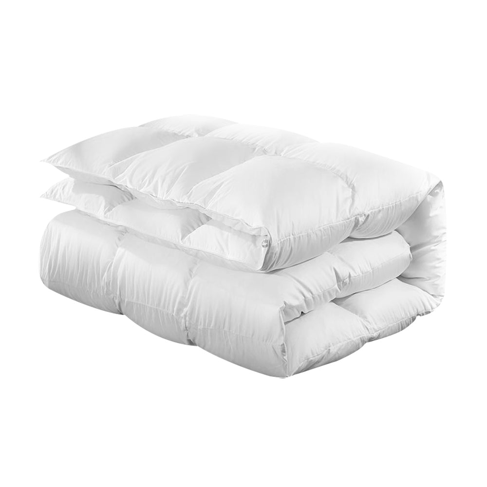 Premium King Size Goose Down Comforter - Ultra Soft & Hypoallergenic Luxury Bedding for All Seasons - Perfect for Master Bedrooms, Guest Rooms & Cozy Winter Nights