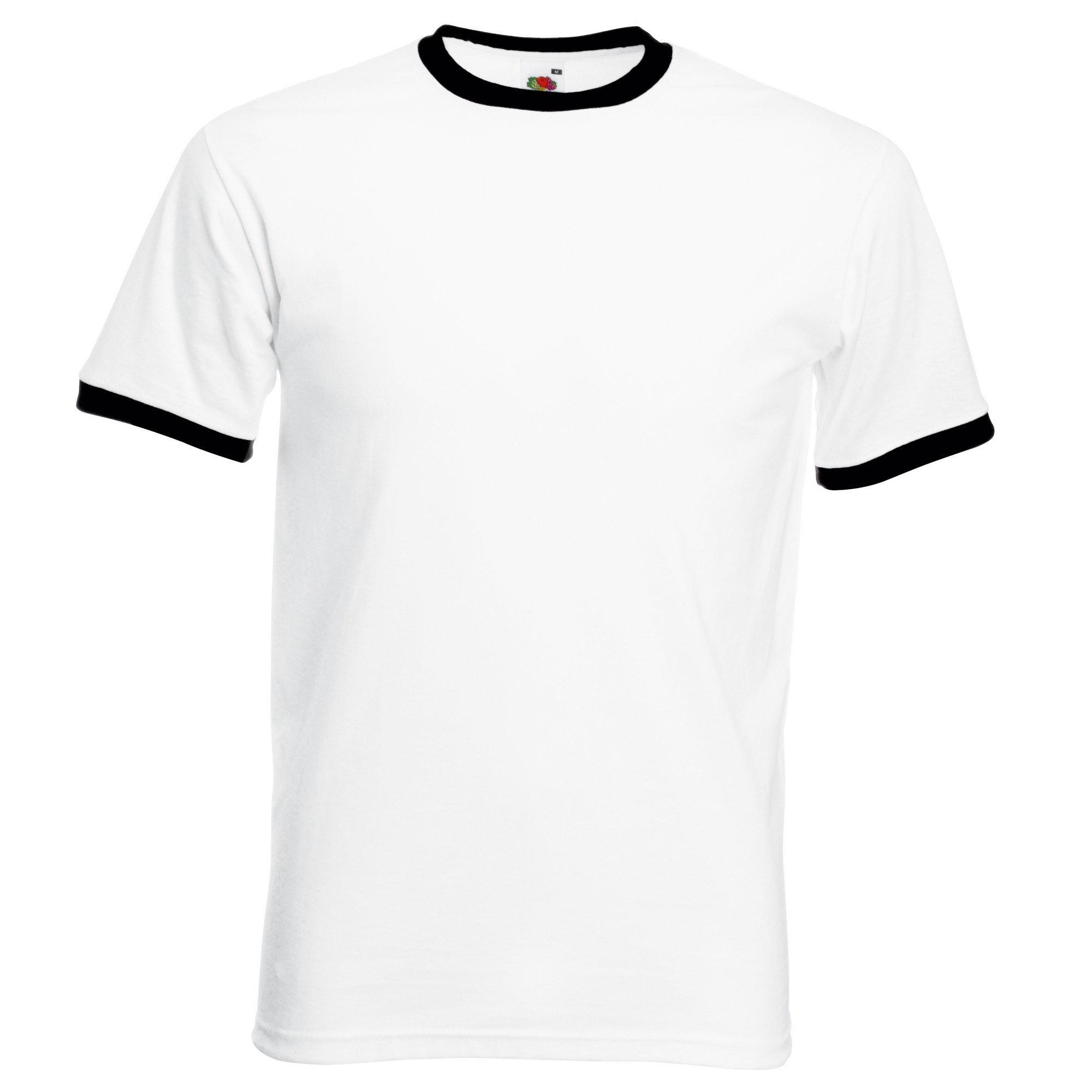 Fruit of The Loom Men's Ringer Short Sleeve T-Shirt | Comfortable Cotton Blend Tee for Casual Wear & Everyday Outfits | Perfect for Gym, Lounge & Street Style