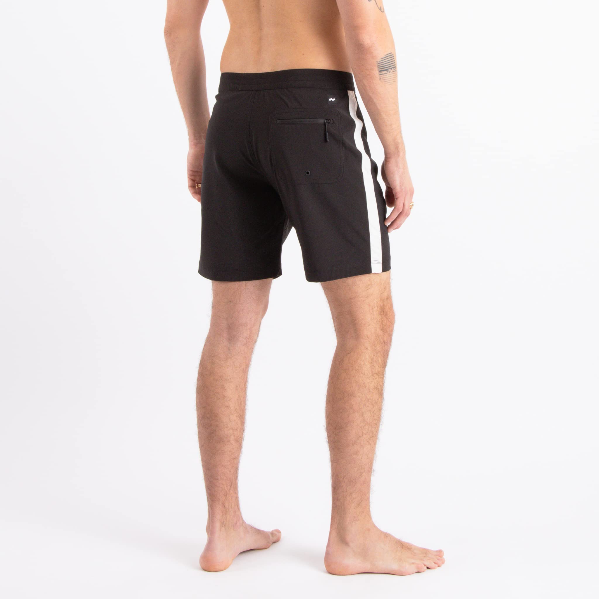 Banks Journal Men's Stretch Boardshorts with Pockets - Quick Dry Swim Trunks for Swimming, Surfing & Beach - Perfect for Water Sports, Vacation and Summer Outdoor Activities