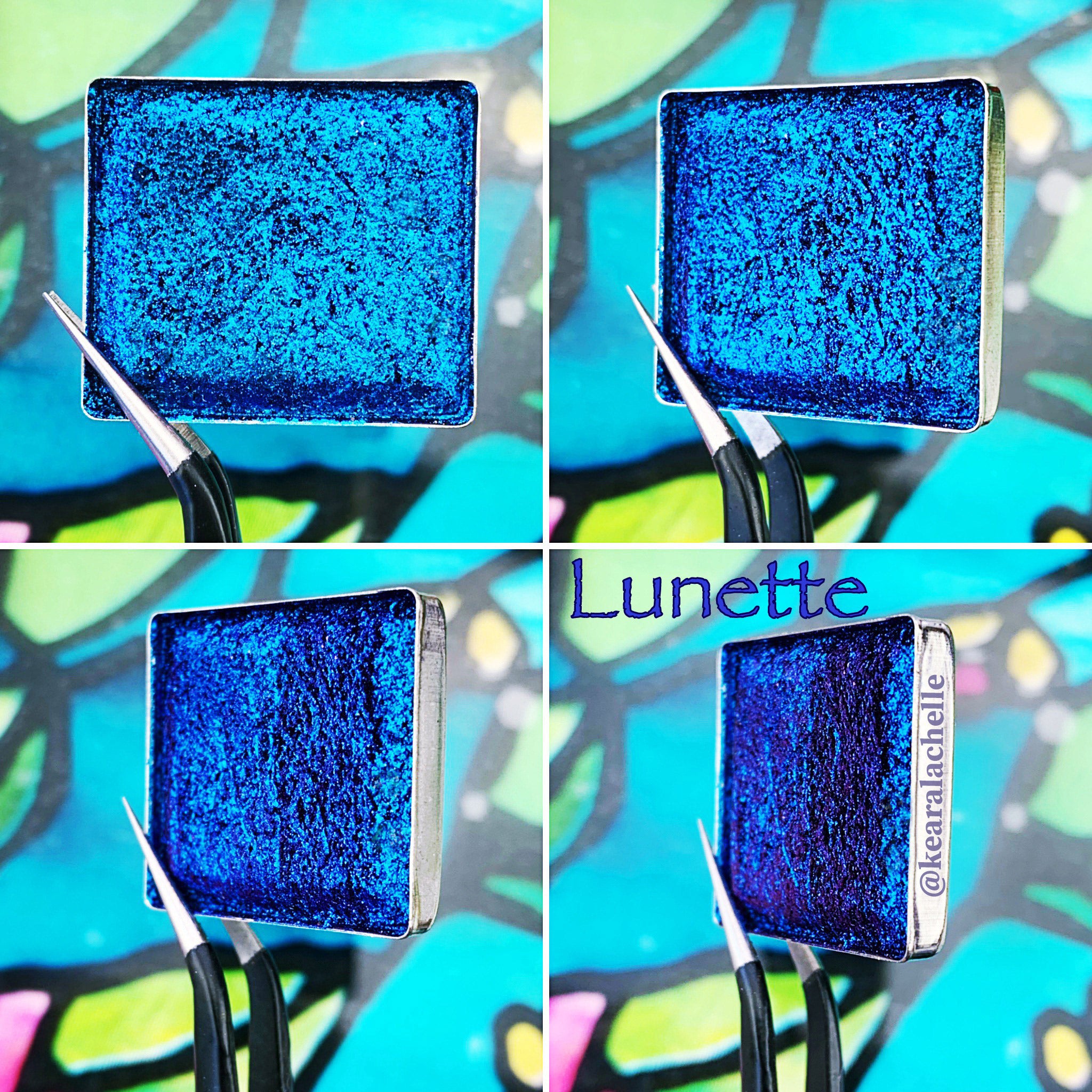 Lunette Multichrome Jeweled Eyeshadow Palette - Long Lasting Pigmented Makeup for Stunning Eye Looks | Perfect for Parties, Weddings & Special Occasions