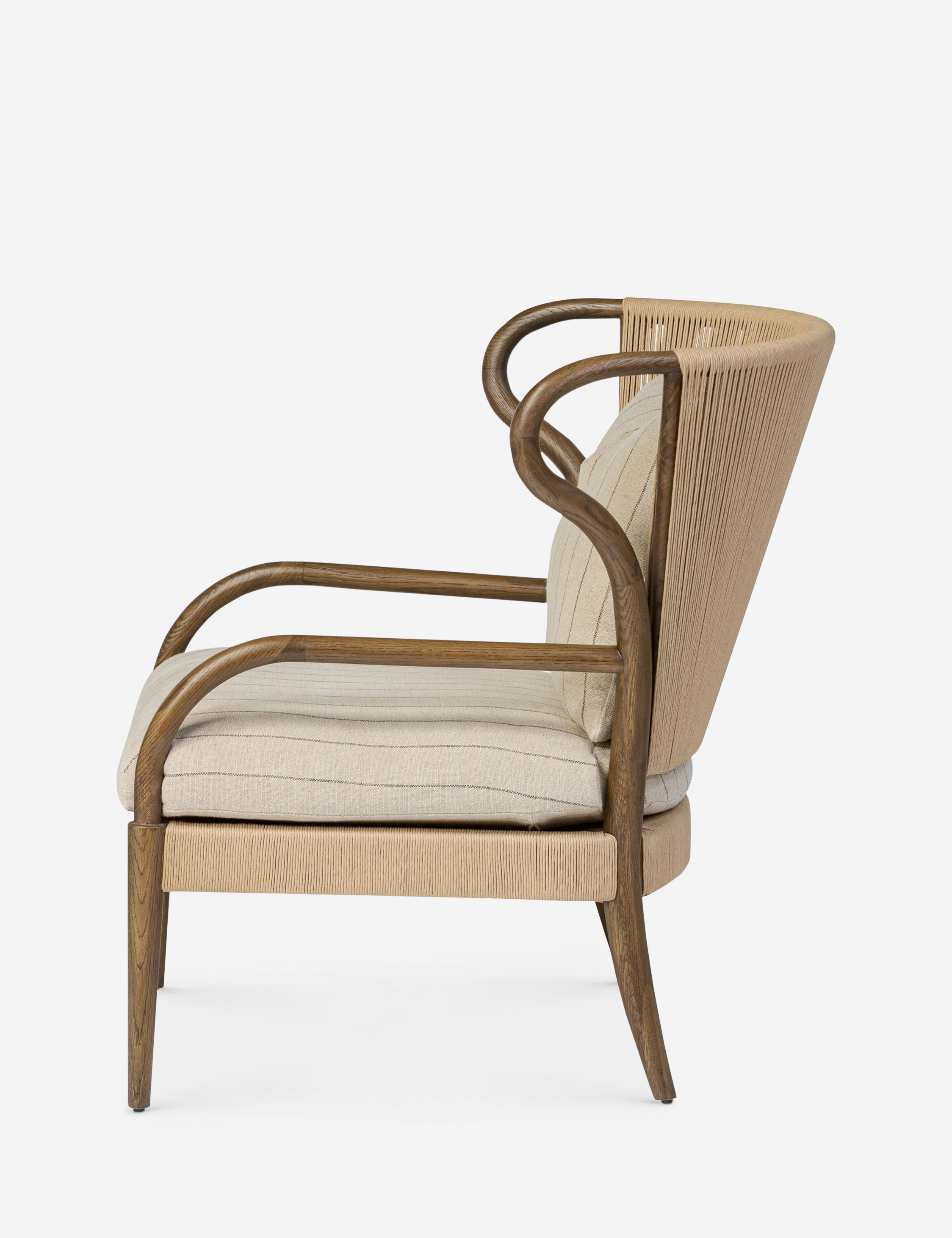 Amira Accent Chair by Amber Lewis x Four Hands - Modern Upholstered Lounge Chair for Living Room, Bedroom & Office - Stylish Home Decor & Comfortable Seating