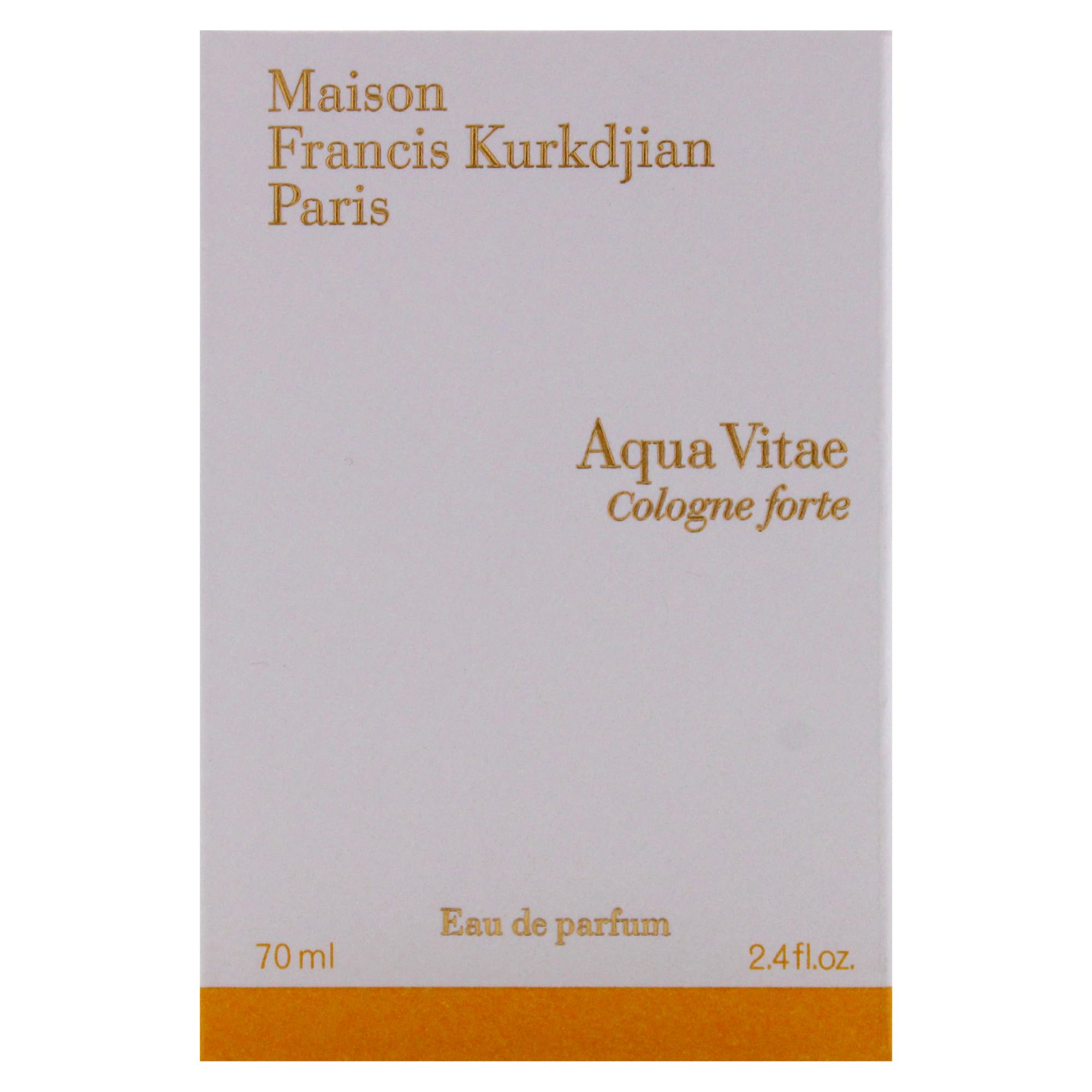 Maison Francis Kurkdjian Aqua Vitae Cologne Forte Unisex Eau de Parfum - 2.4 oz / 70ml Luxury Perfume Spray for Men & Women | Daytime Wear, Office, Date Night & Special Occasions