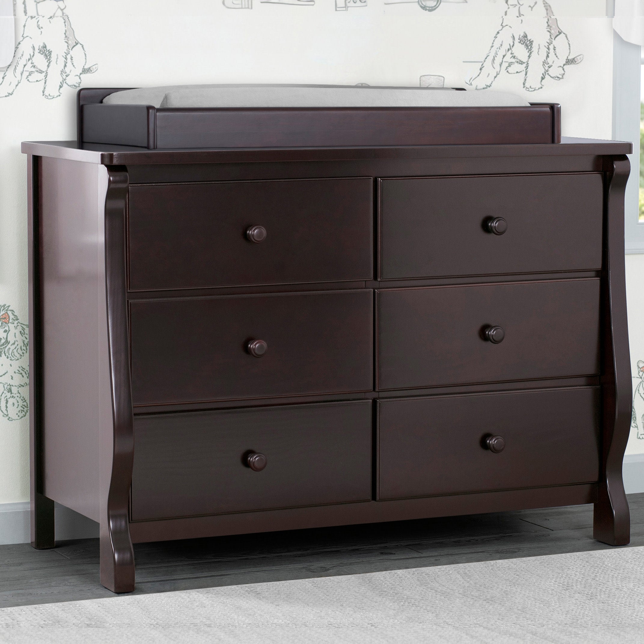 Elegant Canton & Eclipse Dresser - Modern Wooden Chest of Drawers for Bedroom Storage - Perfect for Organizing Clothes, Accessories & Home Decor