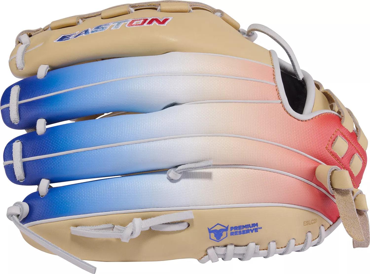 Easton Professional Collection Color Splash 2.0 Fastpitch Softball Glove - 12.5 Inch Youth/Adult Size (PCFP125 3C) for Training, Games & Competitive Play