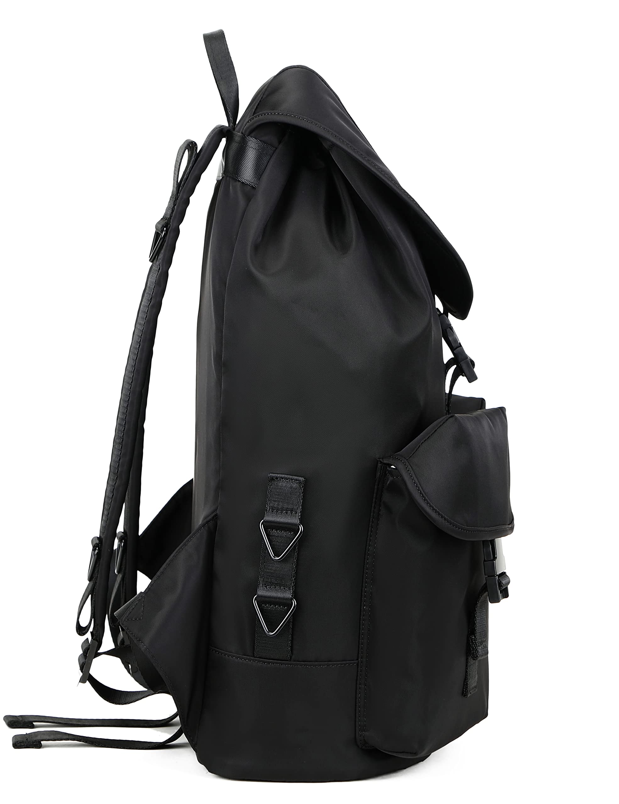 Kah&Kee 16 Inch Laptop Backpack for Women & Men - Large Capacity Waterproof Travel Backpack with Multi-Pocket Design, Stylish Work Bag for College, School, Business Trips & Commuting (Black)