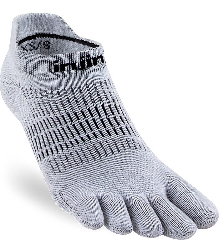 Injinji Run Lightweight No-Show Toe Socks for Women - Breathable & Comfortable Running Socks for Marathon, Gym & Outdoor Activities