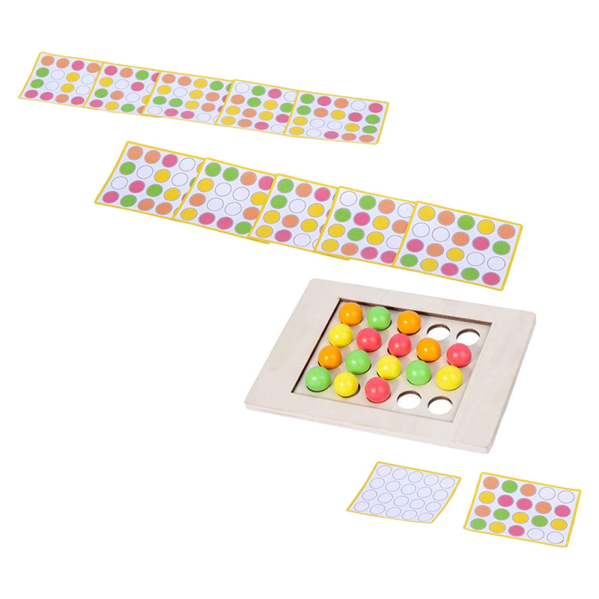 TOYANDONA Wooden Memory Matching Game - STEM Educational Puzzle Toy for Toddlers & Kids - Perfect for Family Game Night & Early Learning Activities
