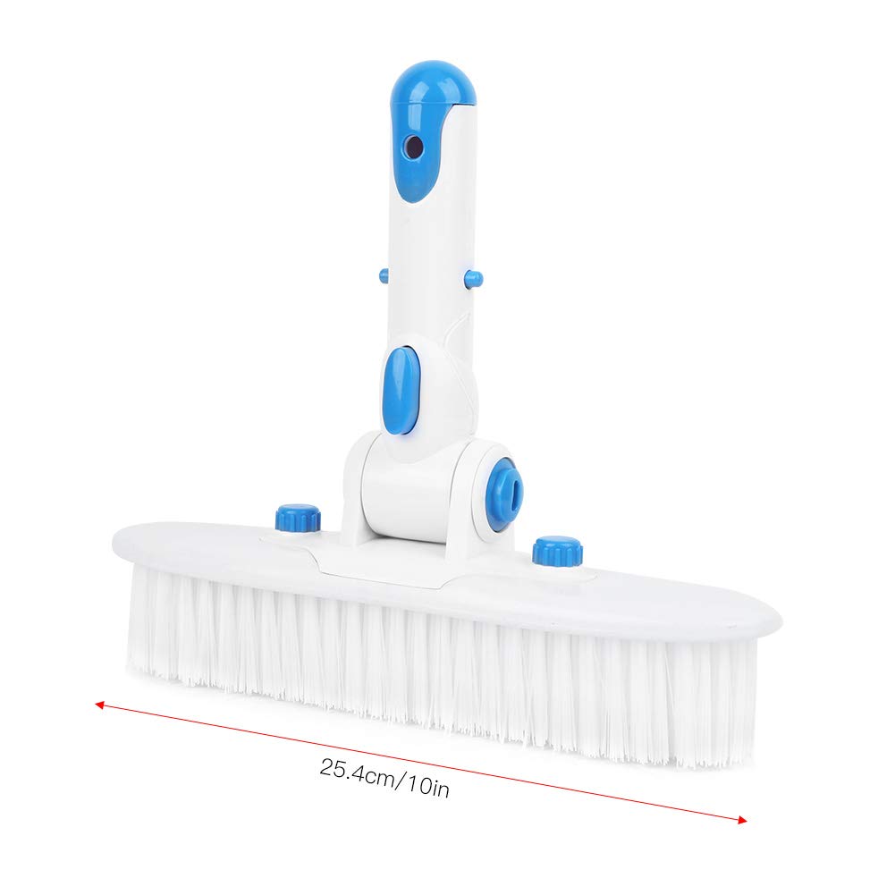 Velaurs Heavy Duty Pool Brush - Durable Swimming Pool Cleaning Tool for Walls, Floors & Tile - Easy to Use Pool Maintenance Brush for Inground & Above Ground Pools - Perfect for Weekly Pool Cleaning & Algae Removal