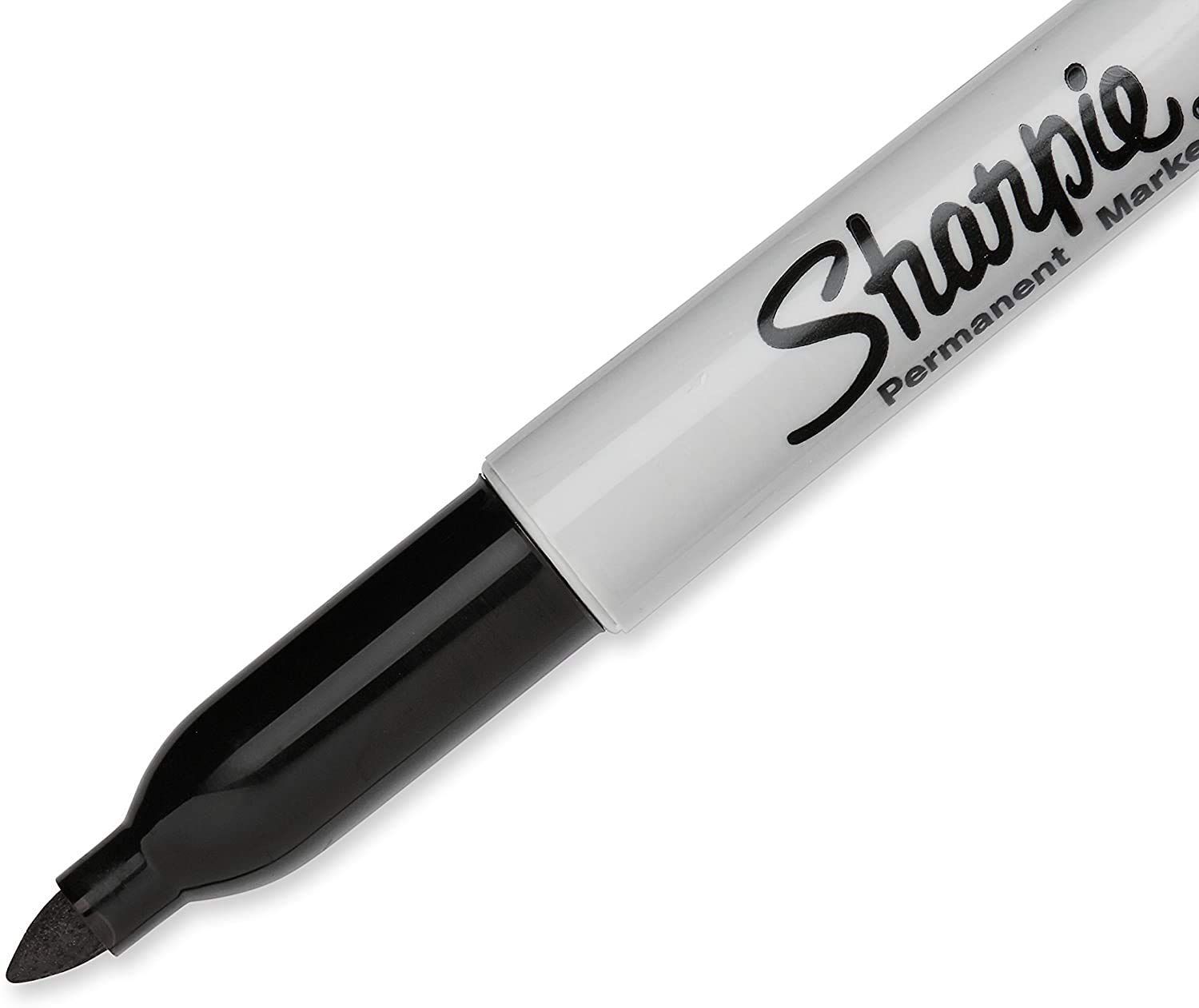 Sharpie Fine Point Permanent Markers - Black Ink (12 Pack) - Ideal for Office, School & Art Projects