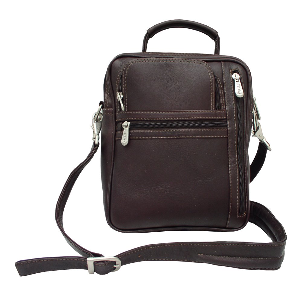 Premium Piel Leather Camera Bag for DSLR & Video Equipment - Chocolate Brown, One Size - Perfect for Photographers & Videographers on the Go