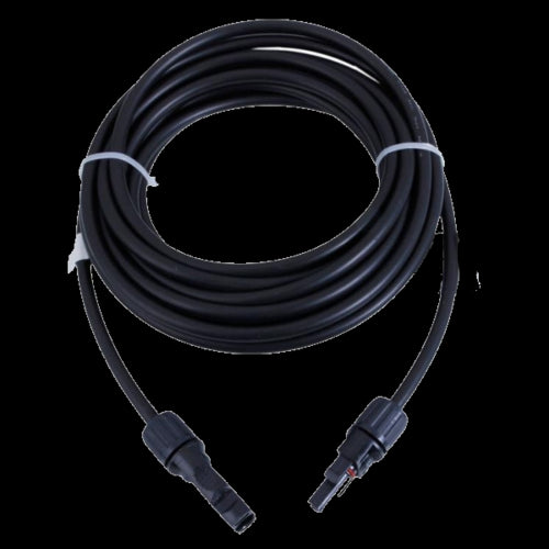 10 AWG Solar Panel Extension Cable with MC4 Connectors (1 Male & 1 Female) - 10ft Weatherproof PV Wire for Off-Grid Systems, RV Solar, and Home Solar Panel Installations