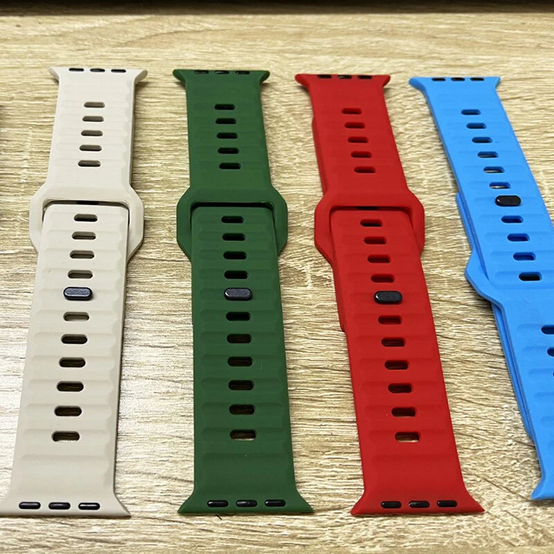 Durable Silicone Sports Bands for Running, Gym & Outdoor Activities - Sweatproof Fitness Wristband for Men & Women