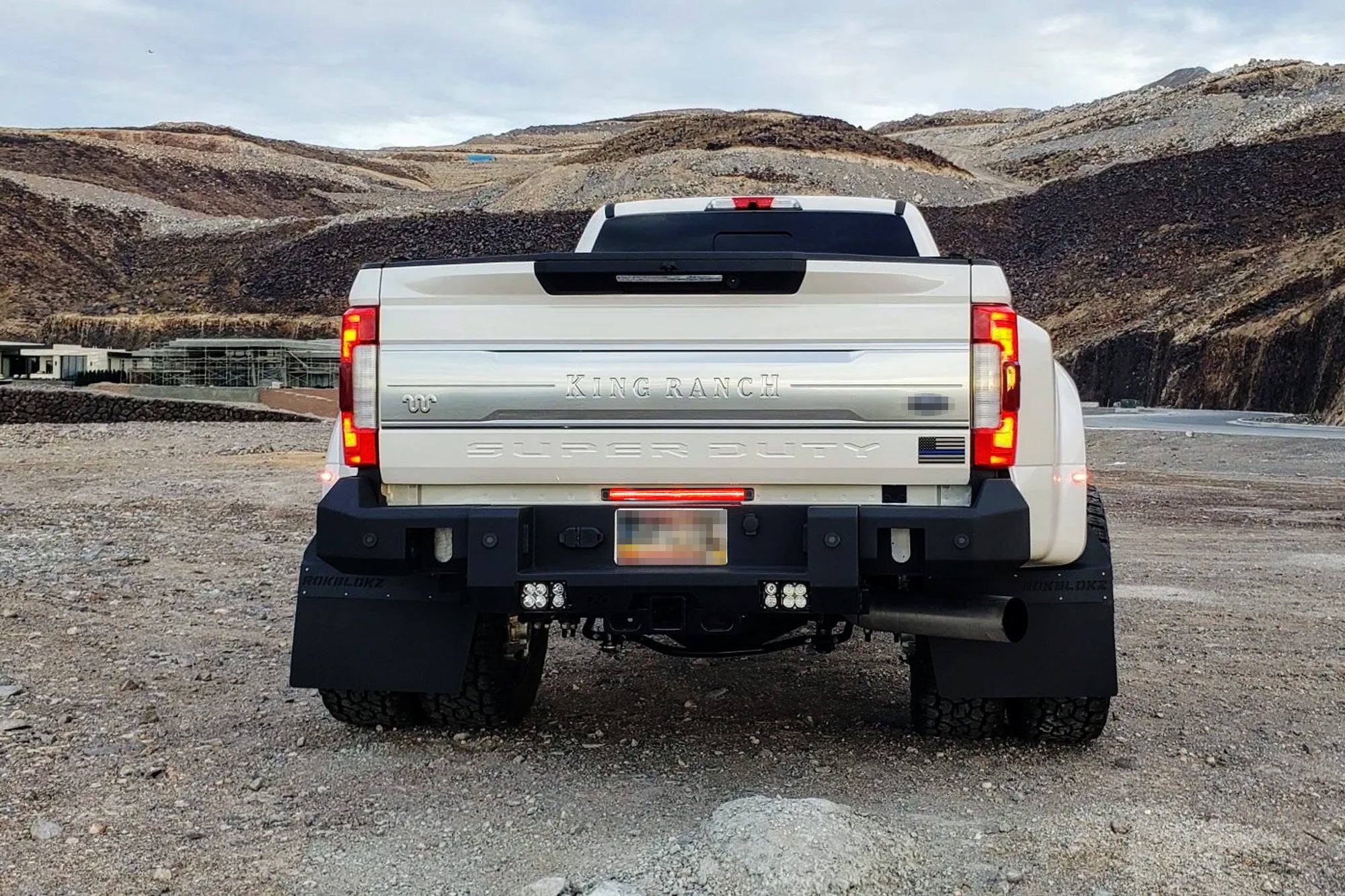 17-22 Ford F250 F350 Dark Red LED Tailgate Light Bar with Full LED Strip - Upgrade Your Truck's Rear Lighting for Night Driving & Off-Road Adventures