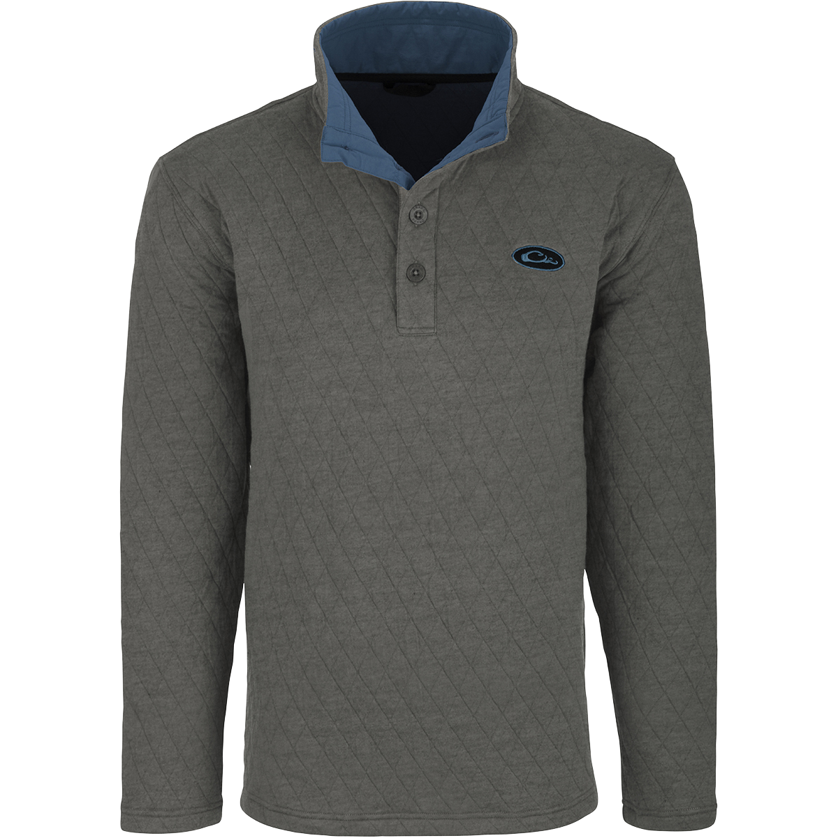 Delta Quilted Sweatshirt for Women - Cozy Winter Pullover with Stylish Diamond Stitch Pattern | Perfect for Casual Outfits, Layering & Cold Weather Fashion