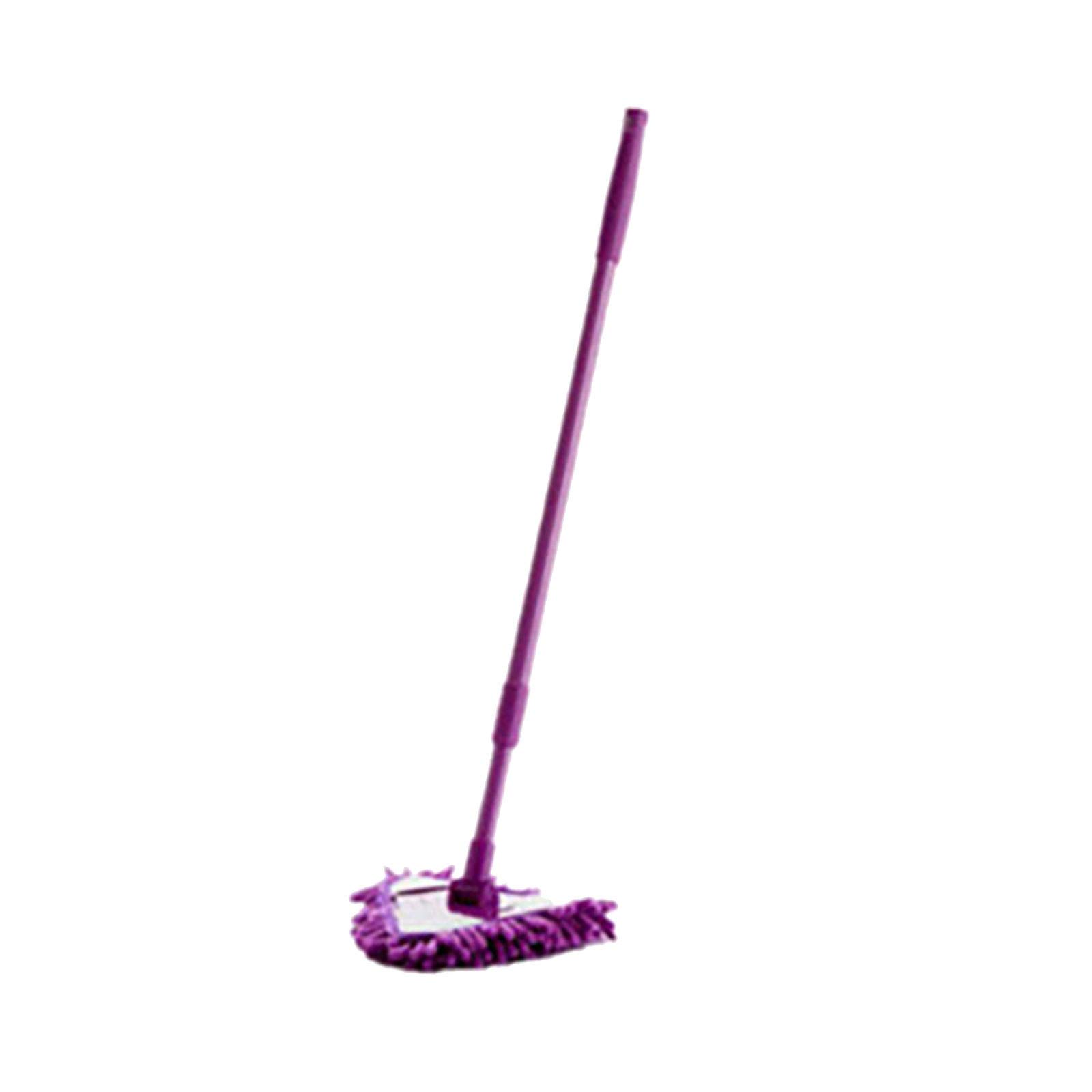 180° Rotatable Window Car Hanging Mop - Adjustable Kitchen Floor Cleaning Tool with Non-Slip Grip | Home & Car Decor Accessories (Purple, One Size) | Perfect for Cleaning Windows, Cars, Kitchens & Hard-to-Reach Areas