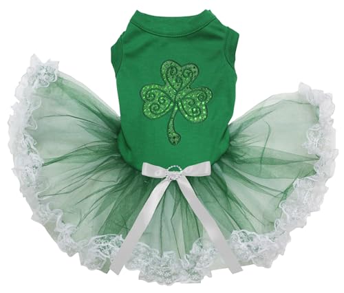 Green/Green White Lace
