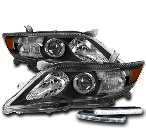 2010-2011 Toyota Camry Projector Black Headlights with 6