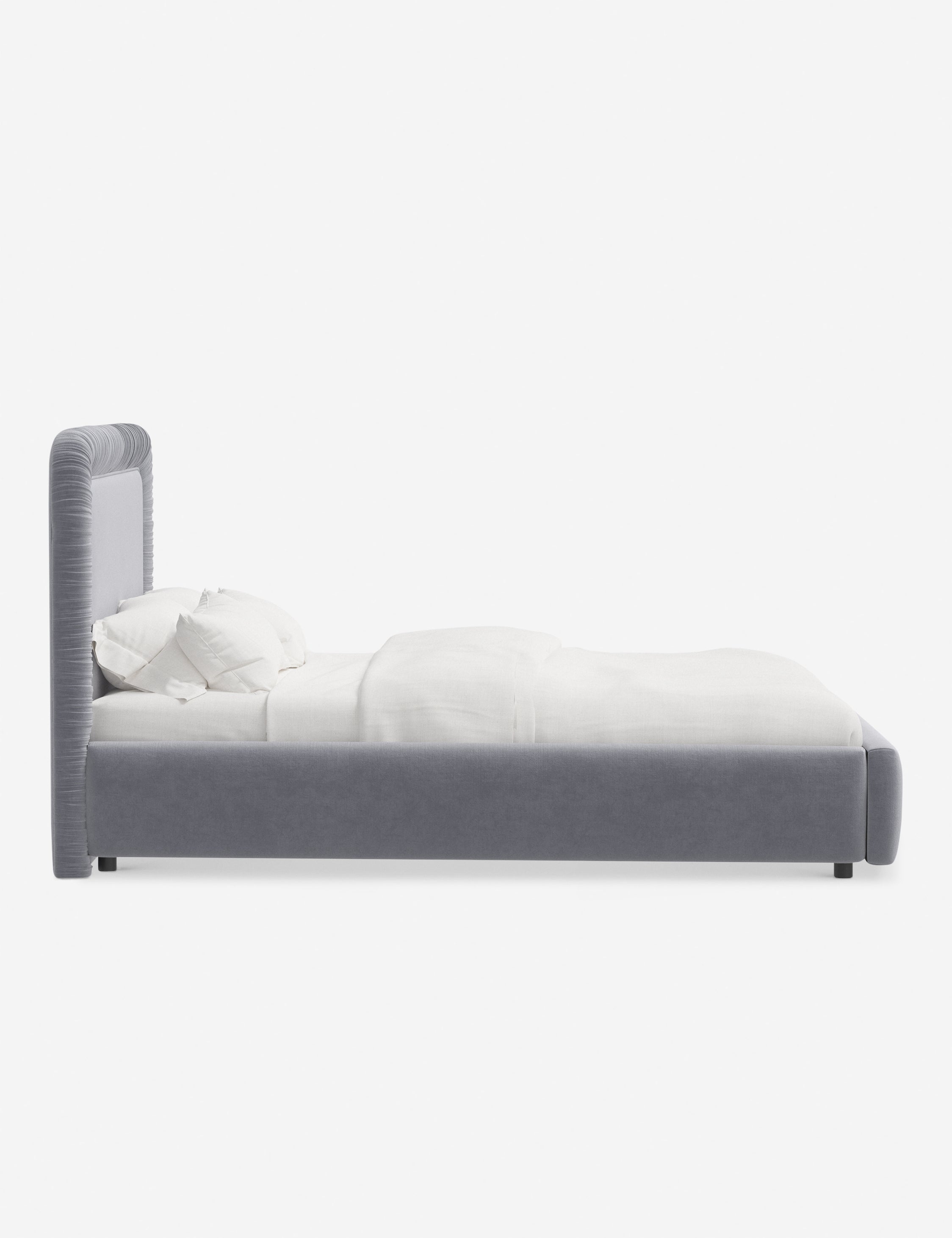 Courtet Platform Bed Frame - Queen Size, Modern Minimalist Wooden Bed with Sturdy Slat Support - Perfect for Bedroom, Guest Room, and Small Space Living