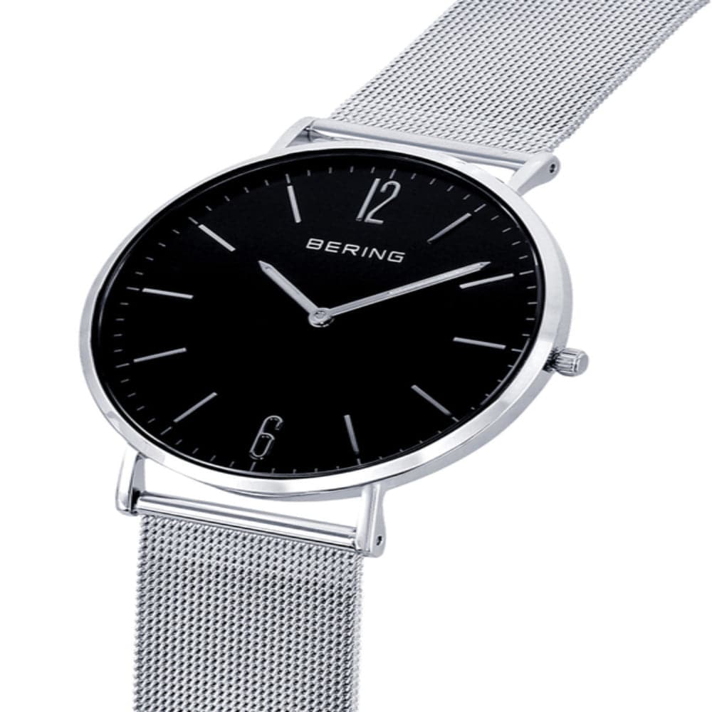 BERING 14241-002 Classic Men's Watch - Waterproof Stainless Steel Analog Wristwatch for Business, Casual & Outdoor Activities