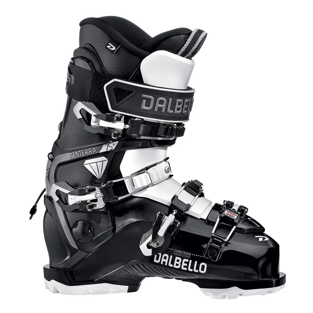 Dalbello Panterra 75 GW Women's Ski Boots - Size 23.5 - Black & White - Comfortable & Warm for Alpine Skiing & Snowboarding