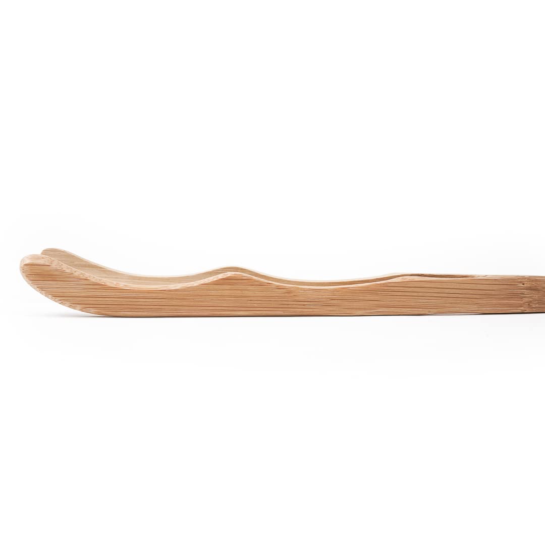 7 Inch Natural Bamboo Wooden Serving Tongs - 10 Pack Curved Disposable Kitchen Tongs for Cheese, Muffin, Fruits, Bacon & Bread - Perfect for Breakfast, BBQ, Picnics & Buffet Serving