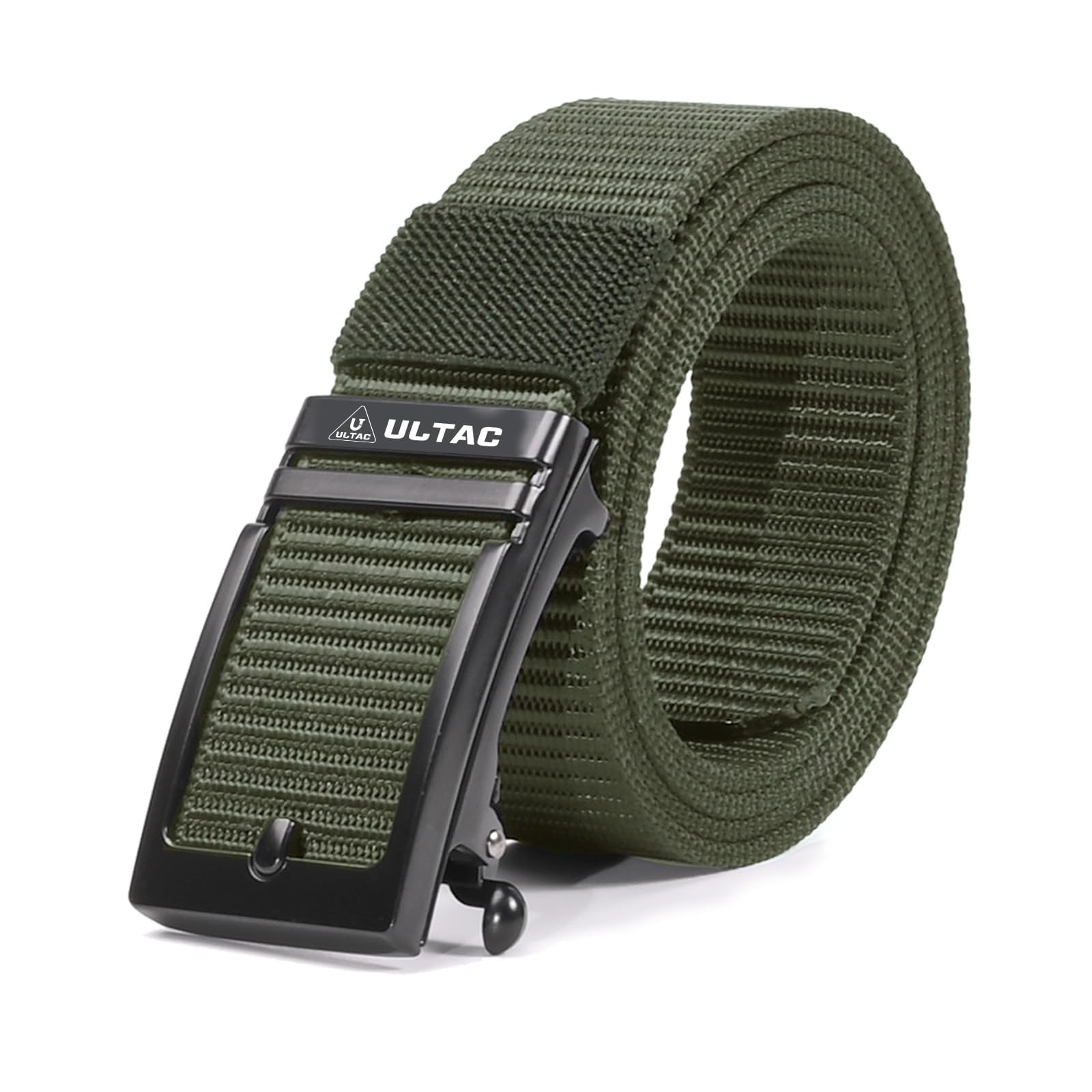 Best Concealed Carry Belt for Men - Ratchet Tactical Gun Belt with Automatic Slide Buckle | Durable Nylon EDC CCW Work Belt for Everyday Carry & Outdoor Activities