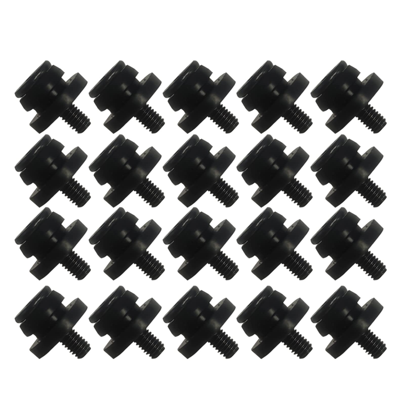 20pcs Computer Case Shockproof Screws + Shock Absorbing 3.5