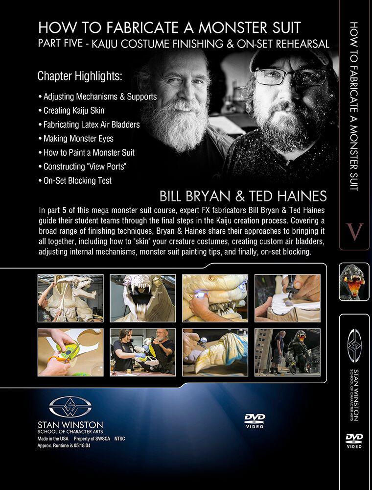 Stan Winston Studio How to Fabricate a Monster Suit DVD - Professional Special Effects Tutorial for Halloween Costumes & Movie Props Making