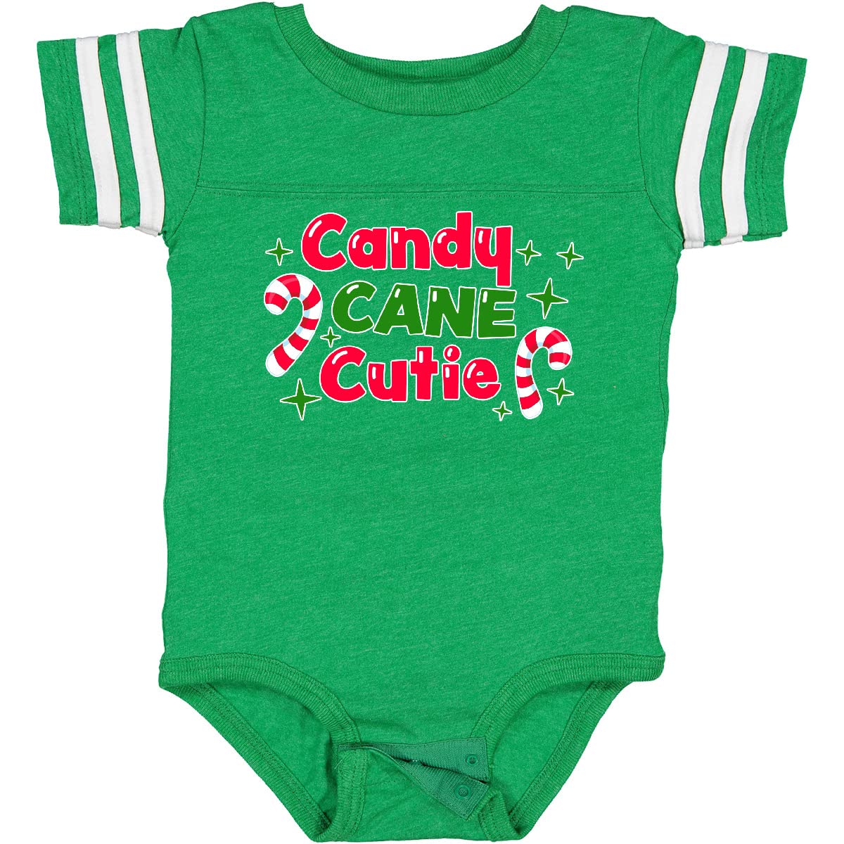 Inktastic Christmas Candy Cane Cutie Baby Bodysuit - Adorable Holiday Outfit for Infants & Toddlers - Perfect for Christmas Photos, Family Gatherings & Festive Celebrations