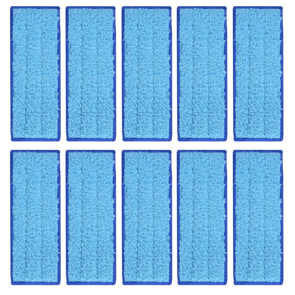 10-Pack Reusable Washable Mopping Pads for iRobot Braava Jet 240/241 - Microfiber Floor Cleaning Pads for Hardwood, Tile & Laminate Floors - Perfect for Daily Mopping & Deep Cleaning