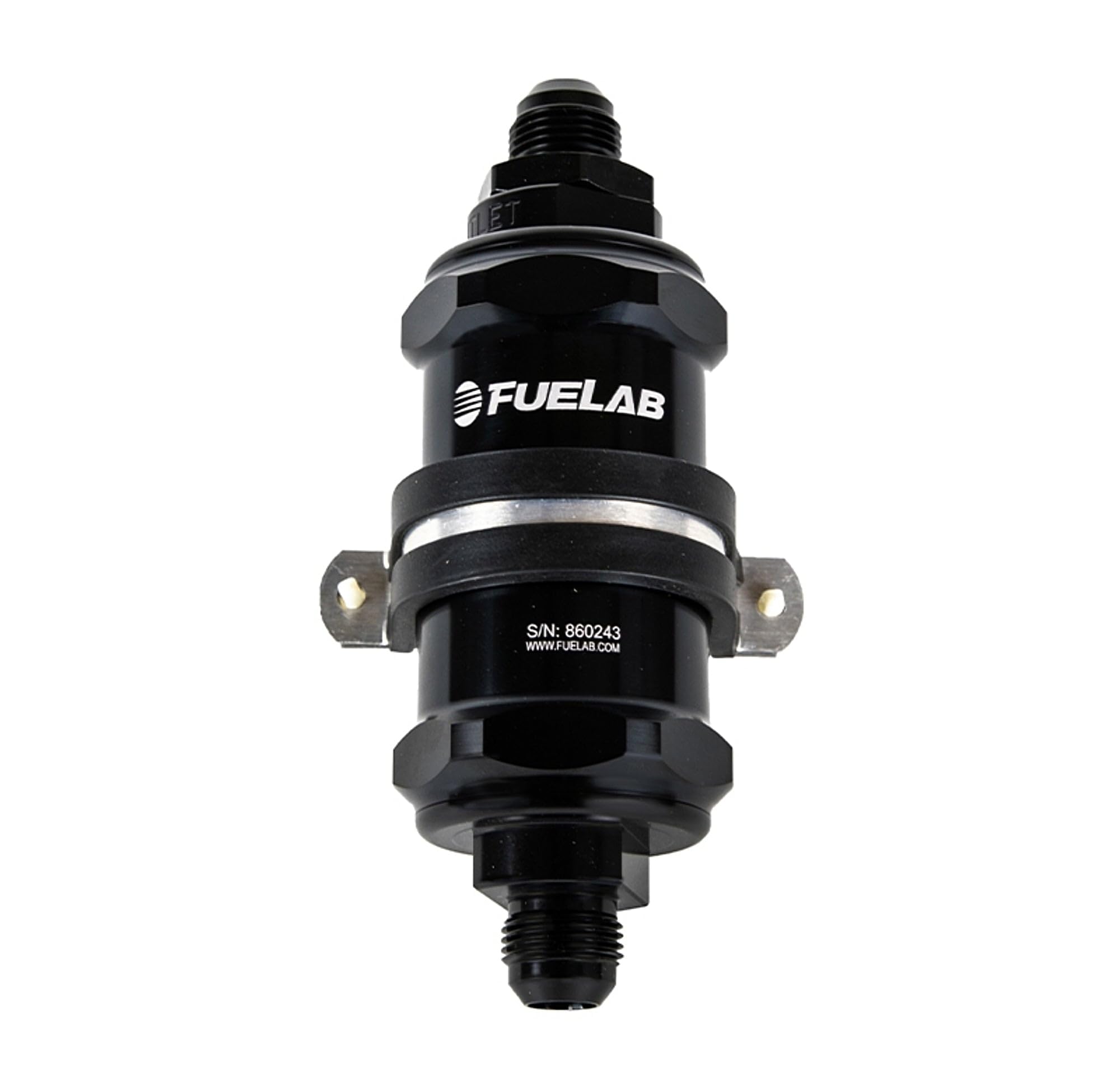 High-Performance 3in 10 Micron 6AN Fuel Filter with Check Valve - Compatible with Cars, Trucks & Off-Road Vehicles - Ideal for Fuel System Upgrades & Engine Protection