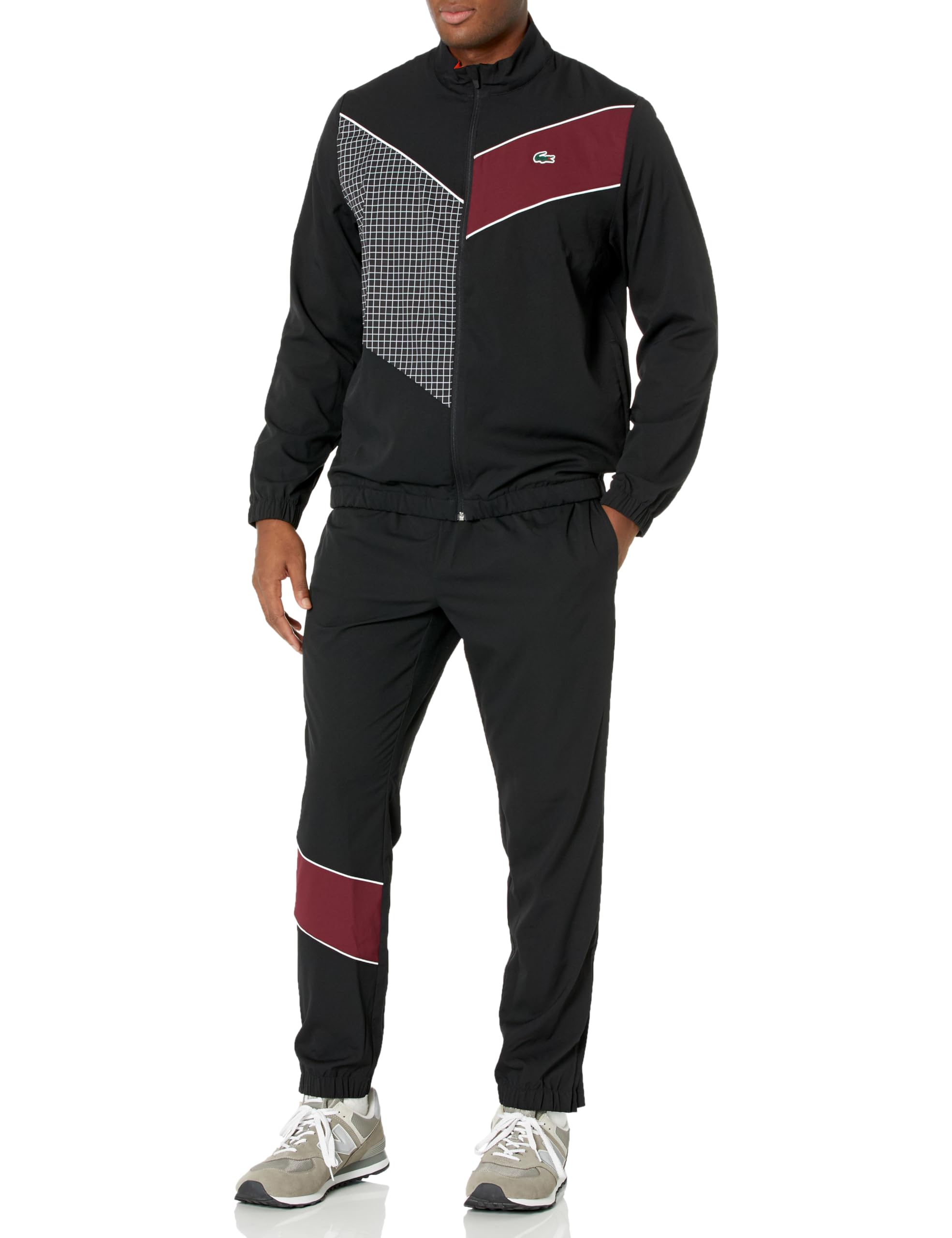 Lacoste Men's Regular Fit Tennis Tracksuit - Comfortable Athletic Wear for Casual & Sports Activities | Perfect for Tennis, Gym & Everyday Wear
