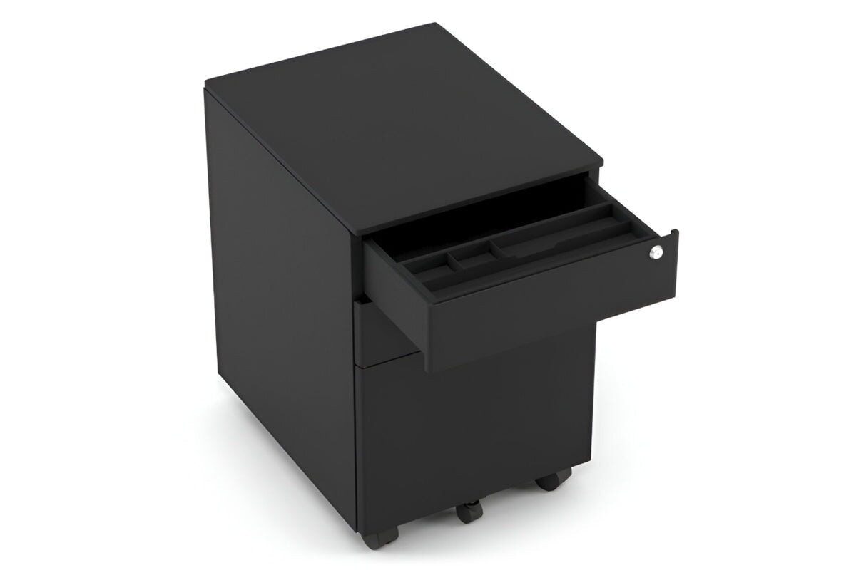 Mobile Pedestal with Filing Drawers - Heavy Duty Metal Office File Cabinet on Wheels - Perfect for Home Office, Classroom, or Workspace Organization