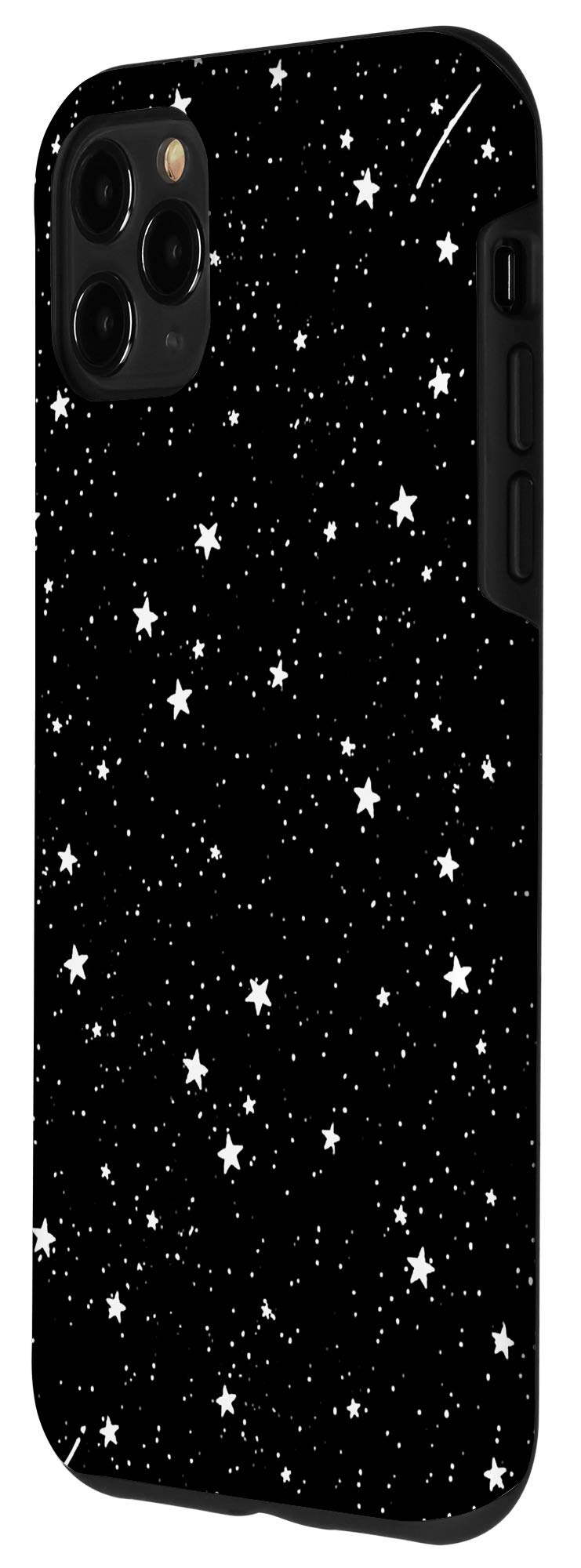 Cute iPhone 11 Pro Max Case - Black Starry Sky Design Protective Cover | Slim Fit Shockproof Phone Case for Women & Girls | Perfect for Daily Use, Travel & Gift Giving
