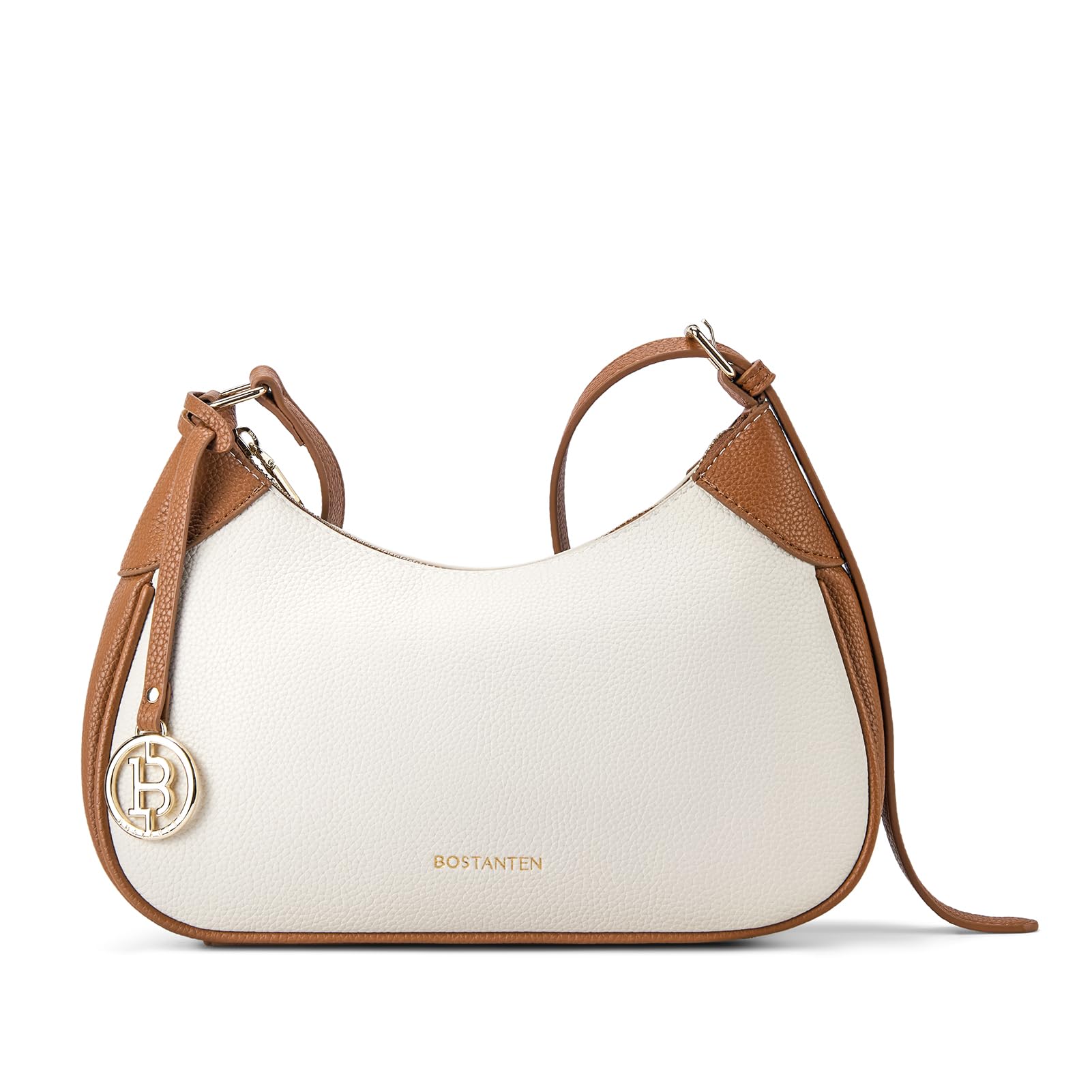 BOSTANTEN Small Crossbody Purse for Women - Trendy Crescent Shoulder Bag Hobo Handbag, Perfect for Daily Use, Travel & Evening Out