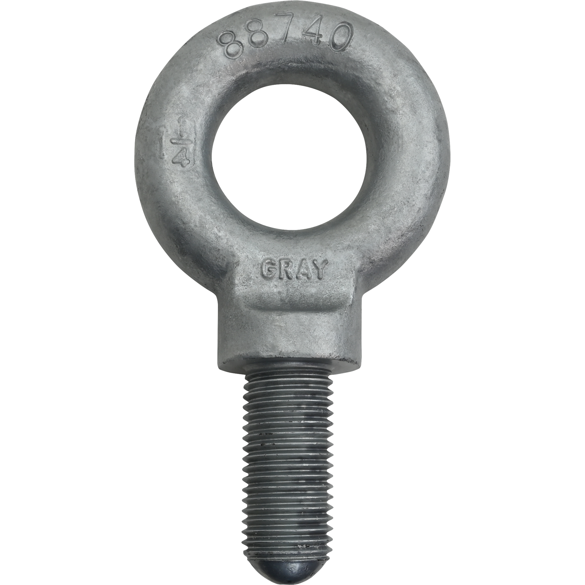 Galvanized Eye Bolts with Shoulder Pattern - Heavy Duty Hanging Hardware for Outdoor, Marine & Construction Use