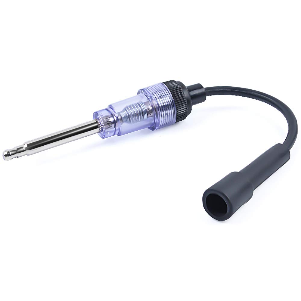 MIKKUPPA Small Inline Spark Plug Tester - Compatible with Motorcycles, Lawn Mowers & Small Engines | Easy Ignition System Diagnosis for DIY Mechanics & Small Engine Repair